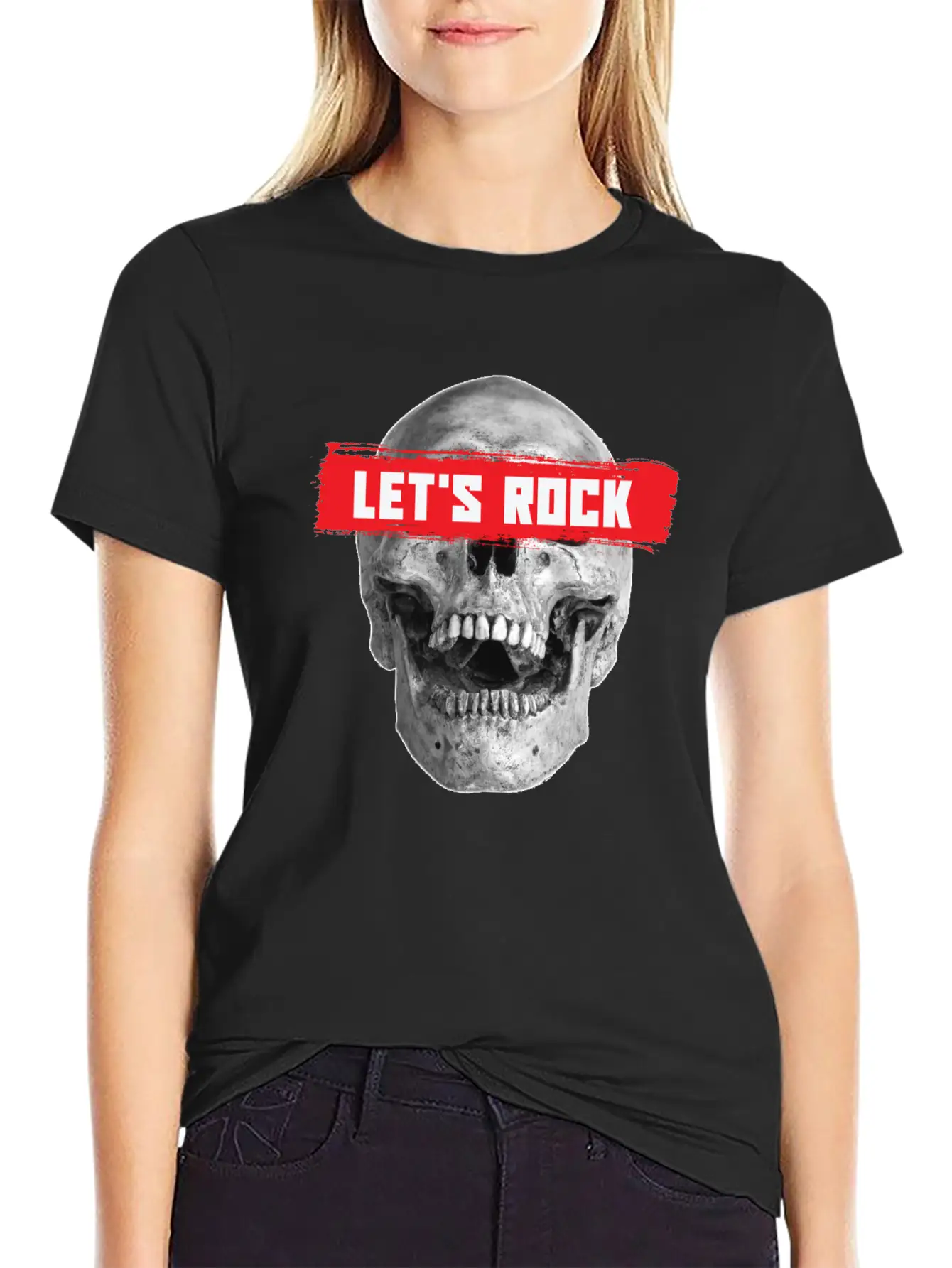 Let's Rock Unisex Casual T-Shirt – Clean Design For Daily Comfort