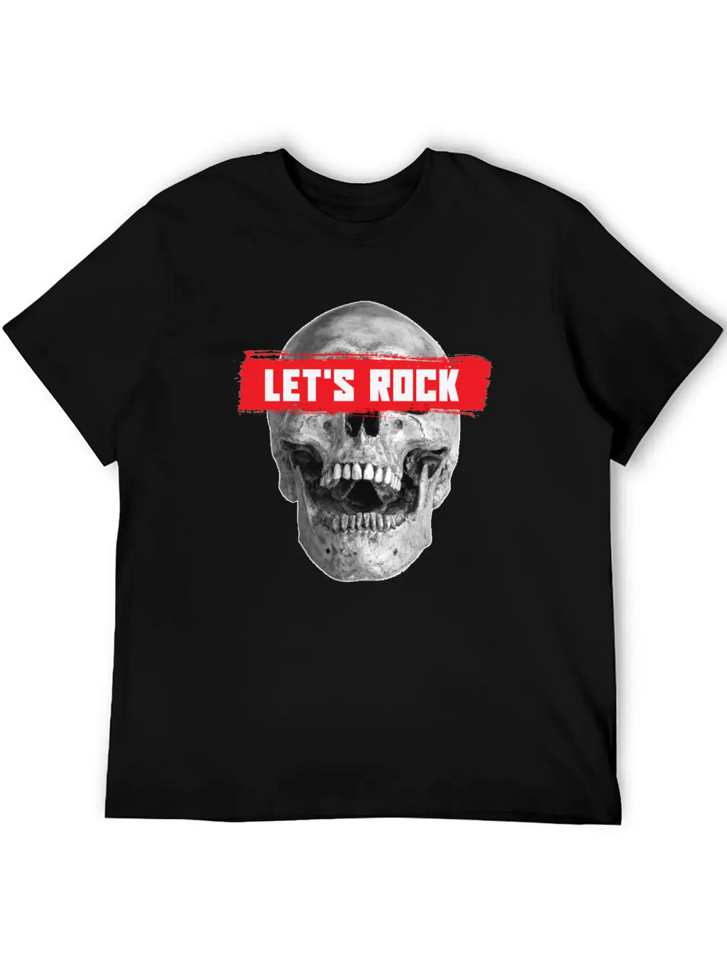 Let's Rock Unisex Casual T-Shirt – Clean Design For Daily Comfort