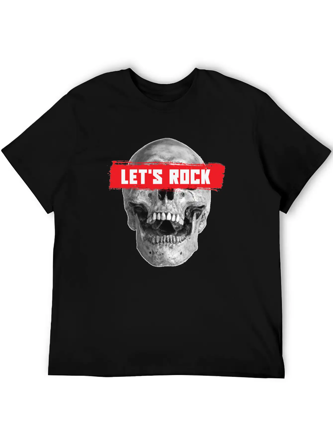 Let's Rock Unisex Casual T-Shirt – Clean Design For Daily Comfort