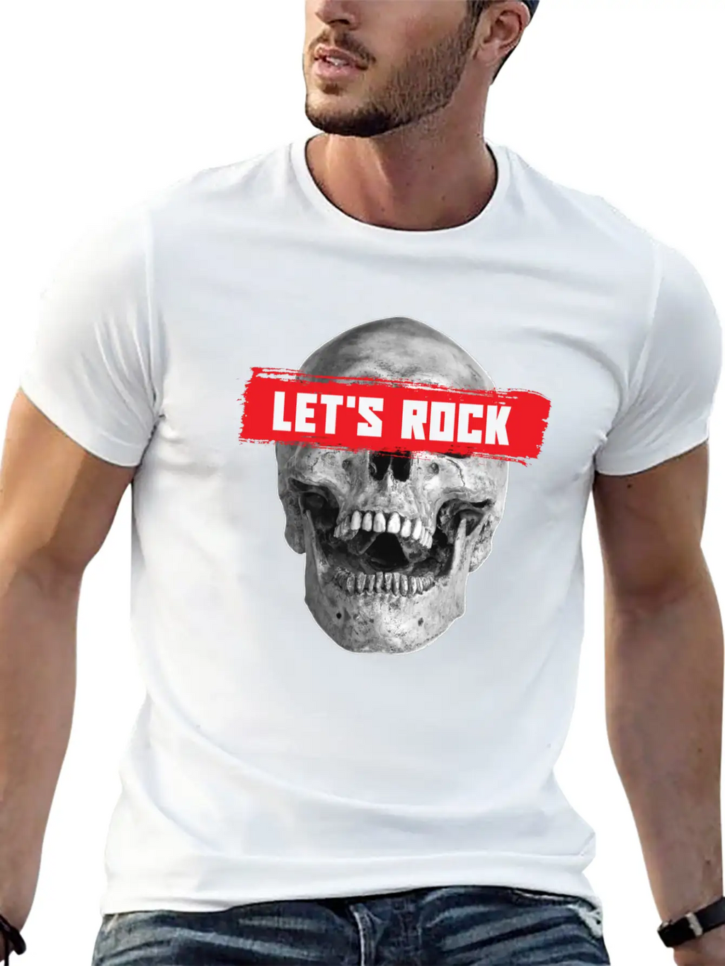 Let's Rock Unisex Casual T-Shirt – Clean Design For Daily Comfort