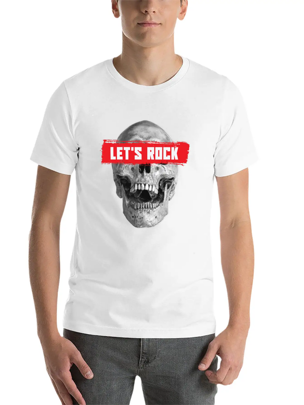 Let's Rock Unisex Casual T-Shirt – Clean Design For Daily Comfort