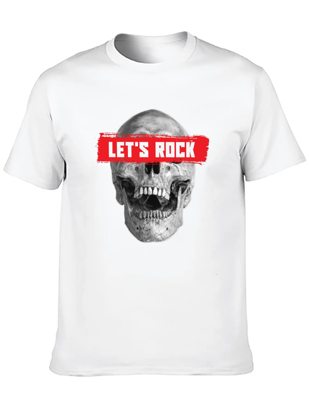 Let's Rock Unisex Casual T-Shirt – Clean Design For Daily Comfort