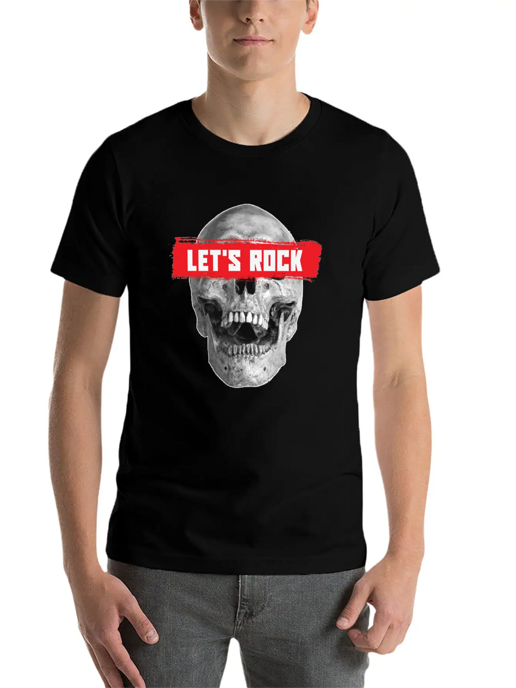 Let's Rock Unisex Casual T-Shirt – Clean Design For Daily Comfort