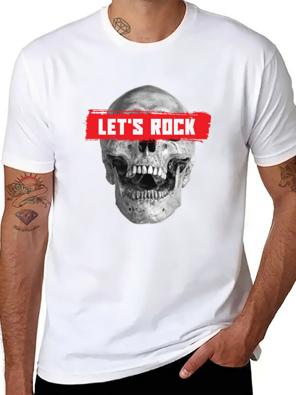 Let's Rock Unisex Casual T-Shirt – Clean Design For Daily Comfort