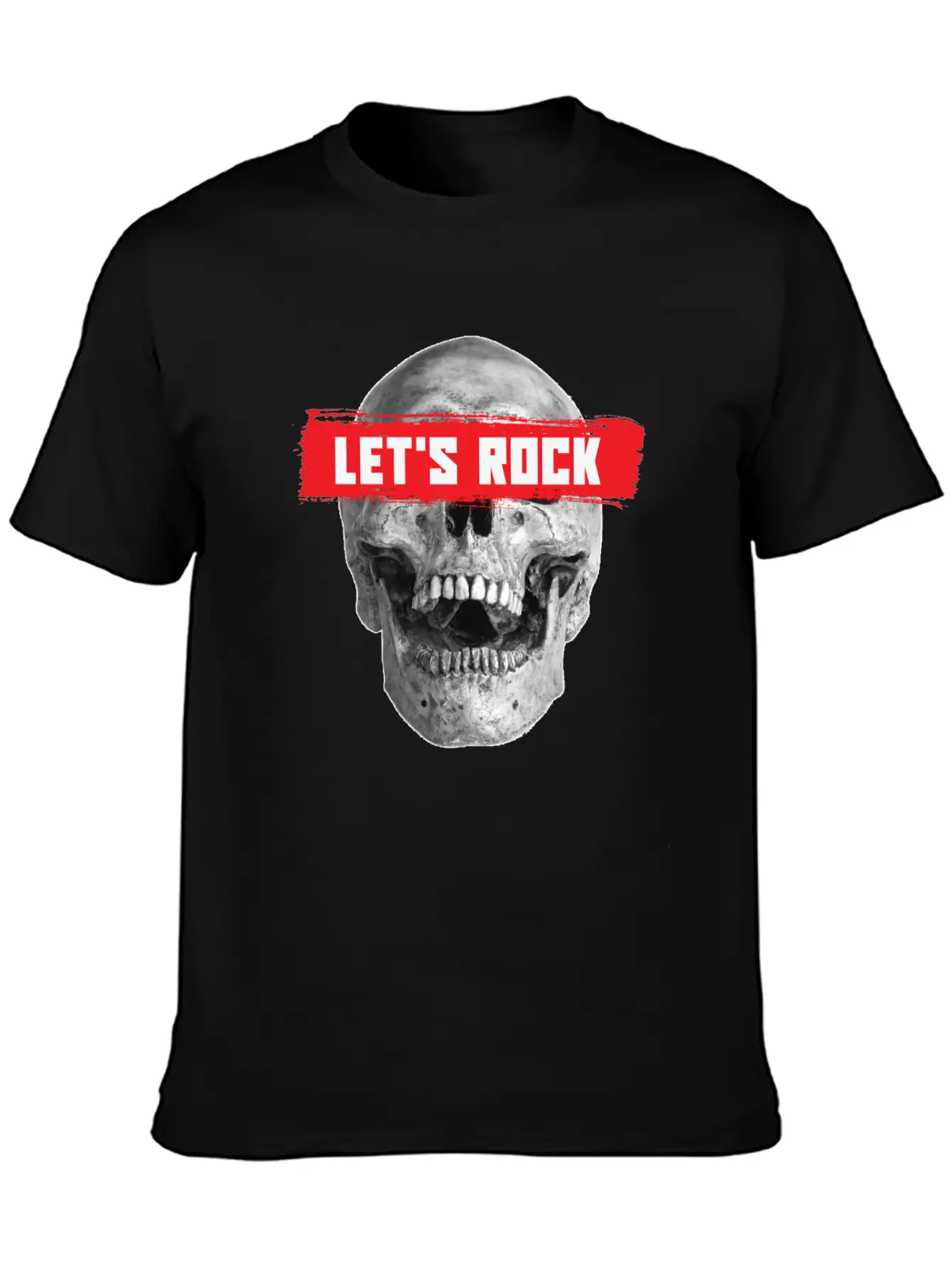 Let's Rock Unisex Casual T-Shirt – Clean Design For Daily Comfort