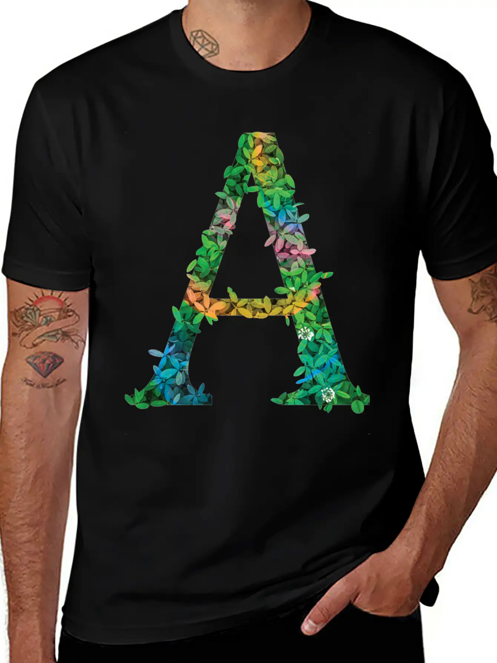 Letter A Unisex Casual T-Shirt – Clean Design For Daily Comfort