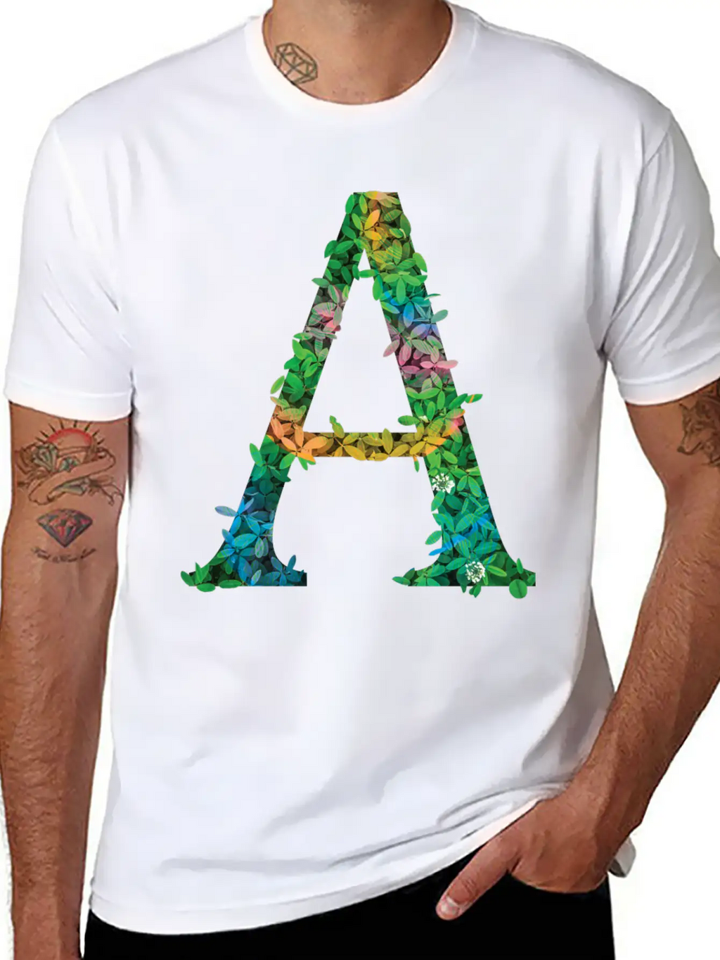 Letter A Unisex Casual T-Shirt – Clean Design For Daily Comfort