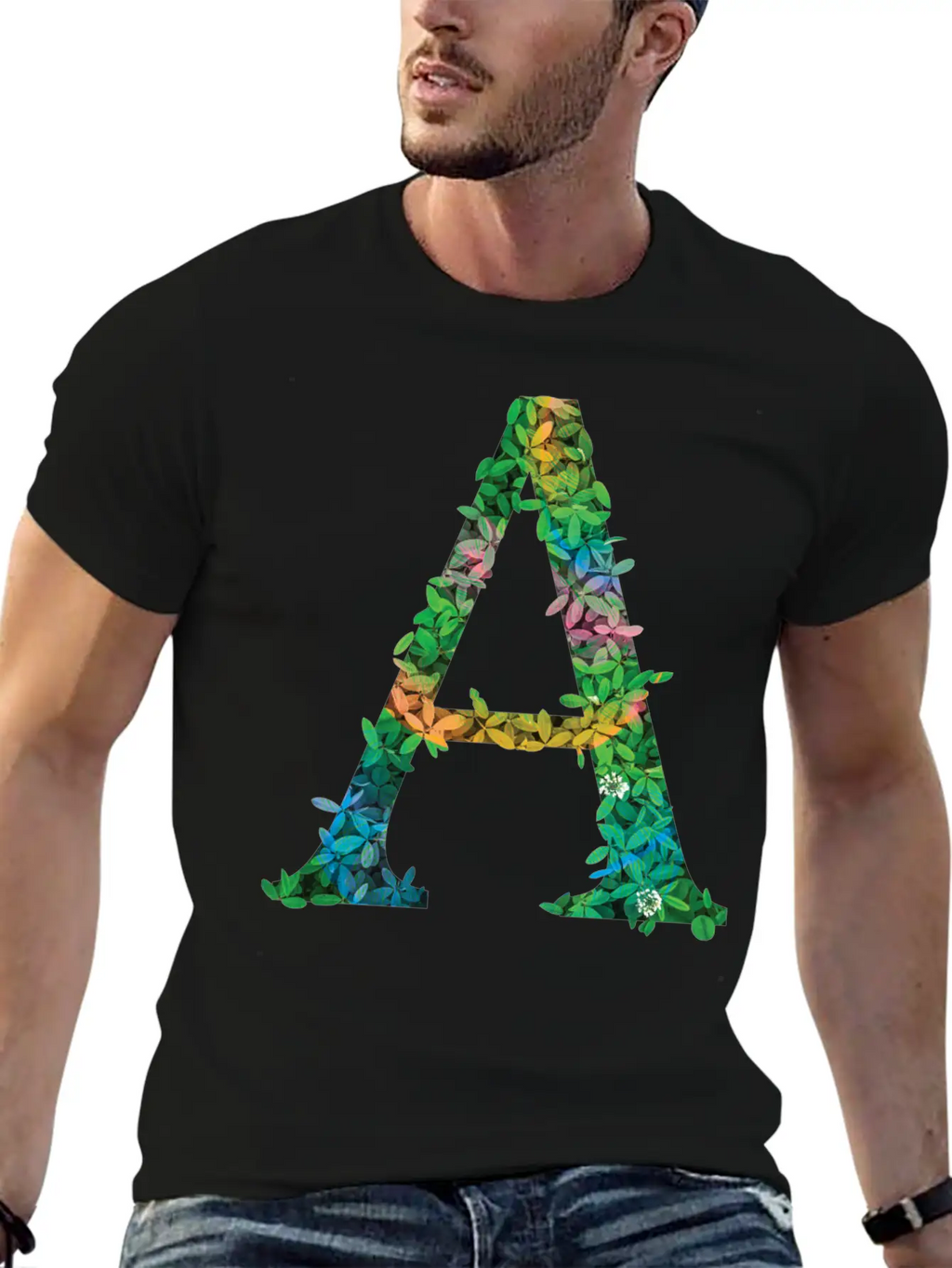 Letter A Unisex Casual T-Shirt – Clean Design For Daily Comfort