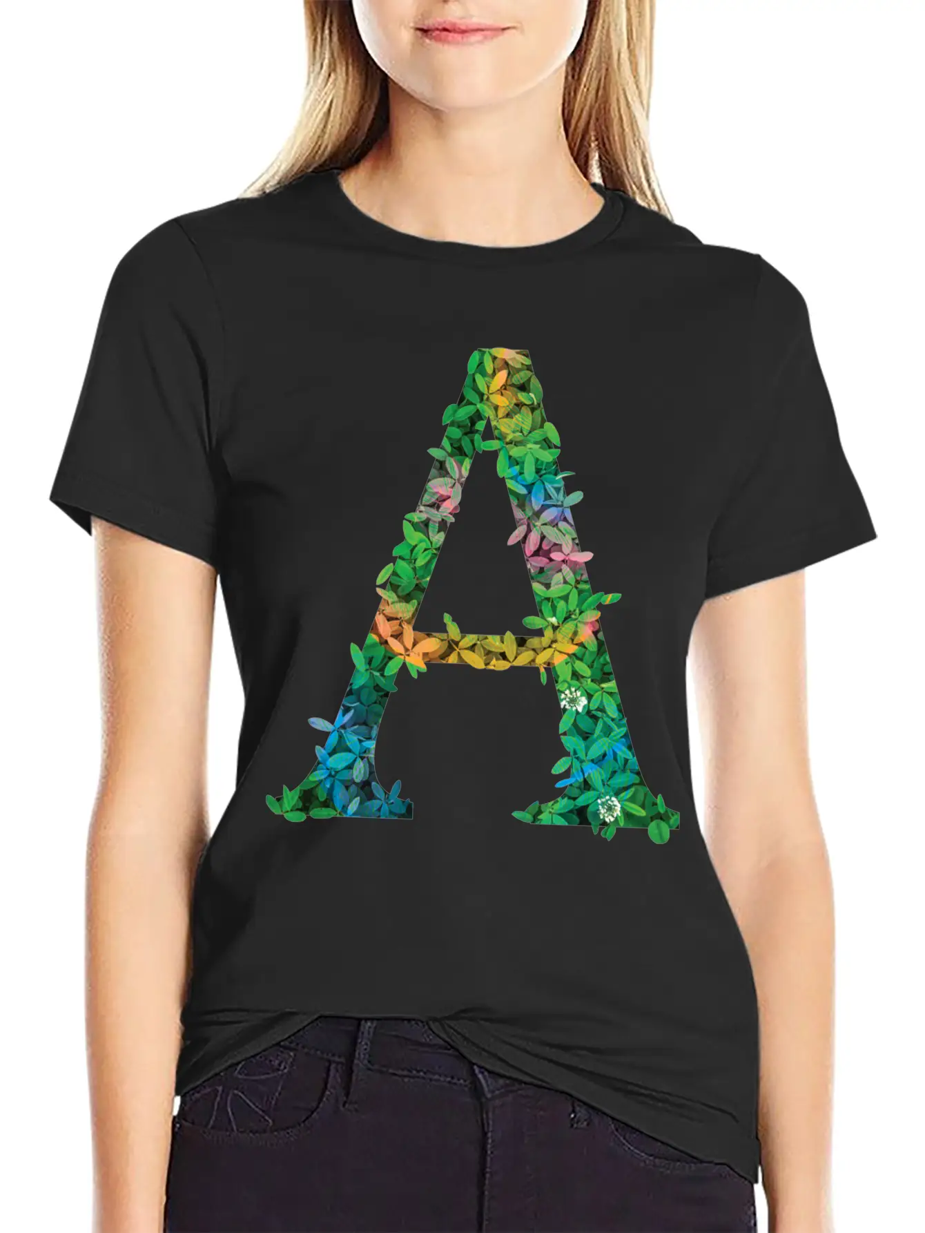 Letter A Unisex Casual T-Shirt – Clean Design For Daily Comfort
