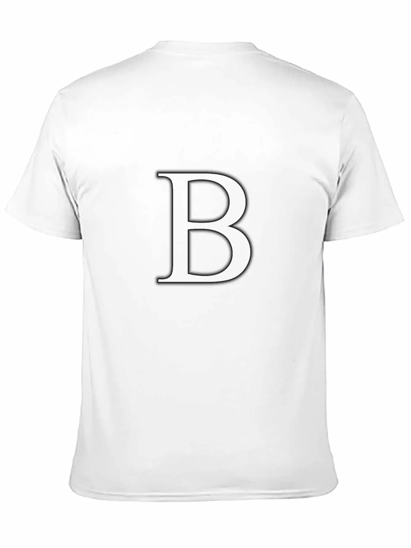 Letter B Essential Cotton Tee For Daily Outfits – Unisex Style