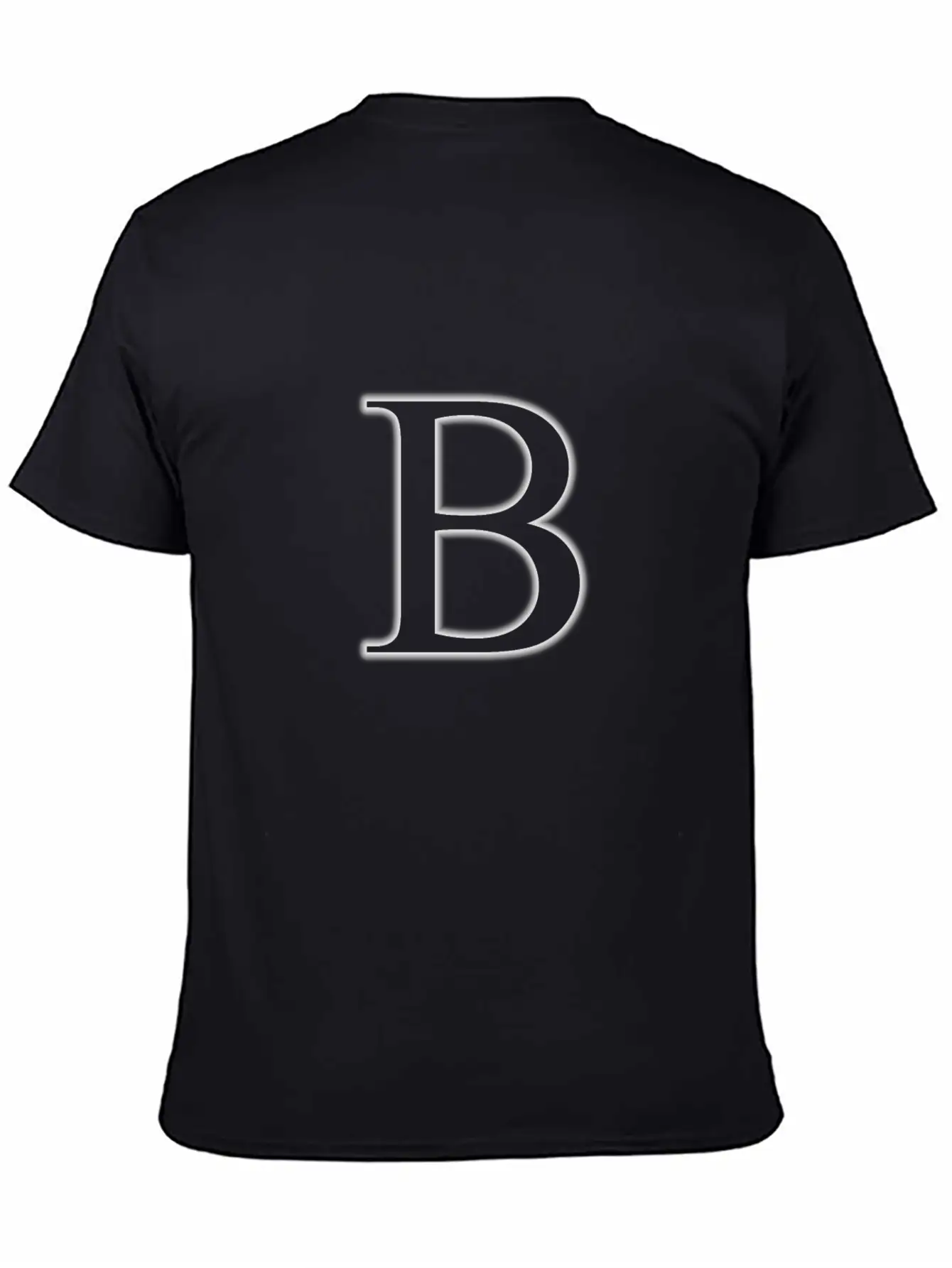 Letter B Essential Cotton Tee For Daily Outfits – Unisex Style