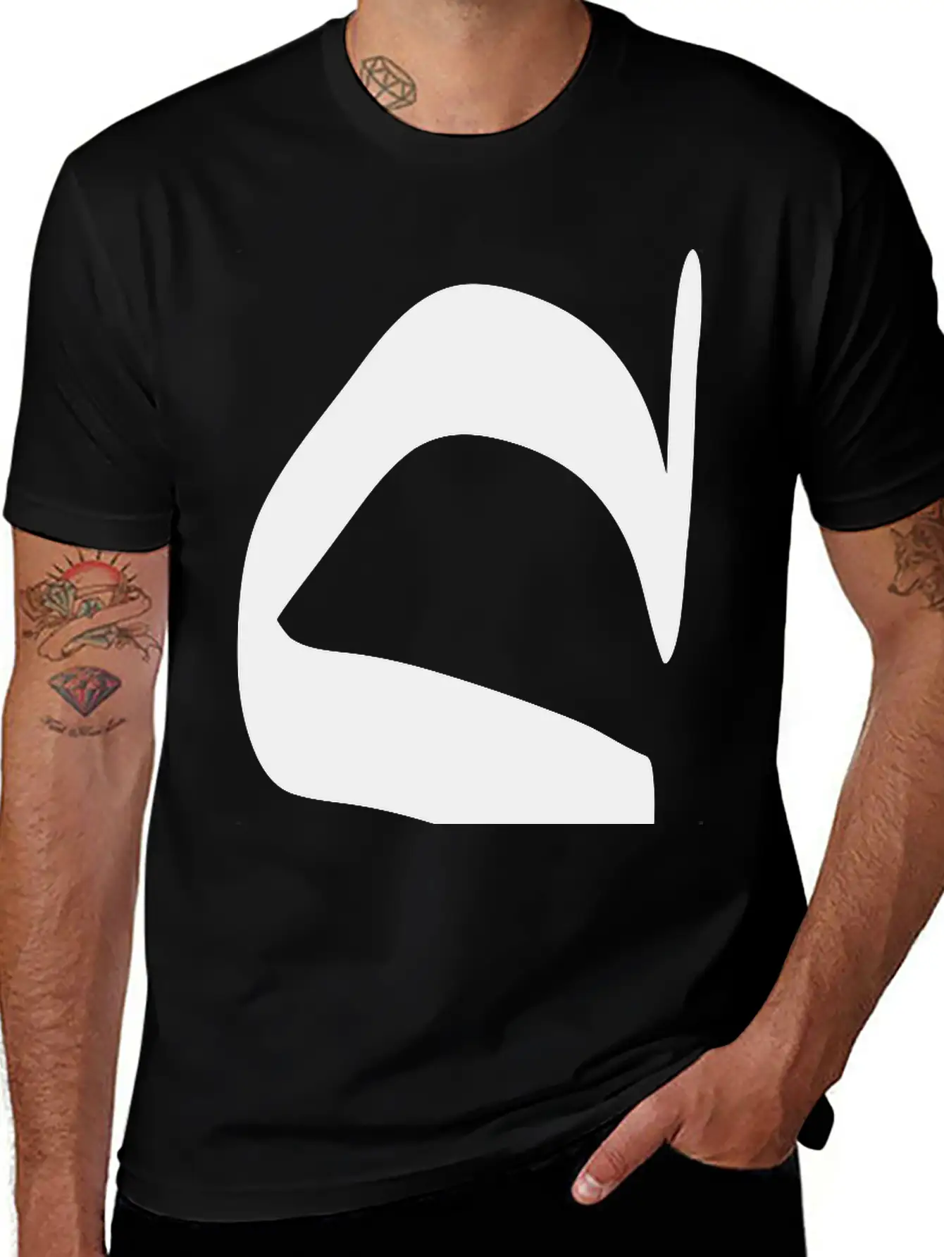 Letter C Unisex Short Sleeve Soft Cotton T-Shirt – Casual Everyday Wear