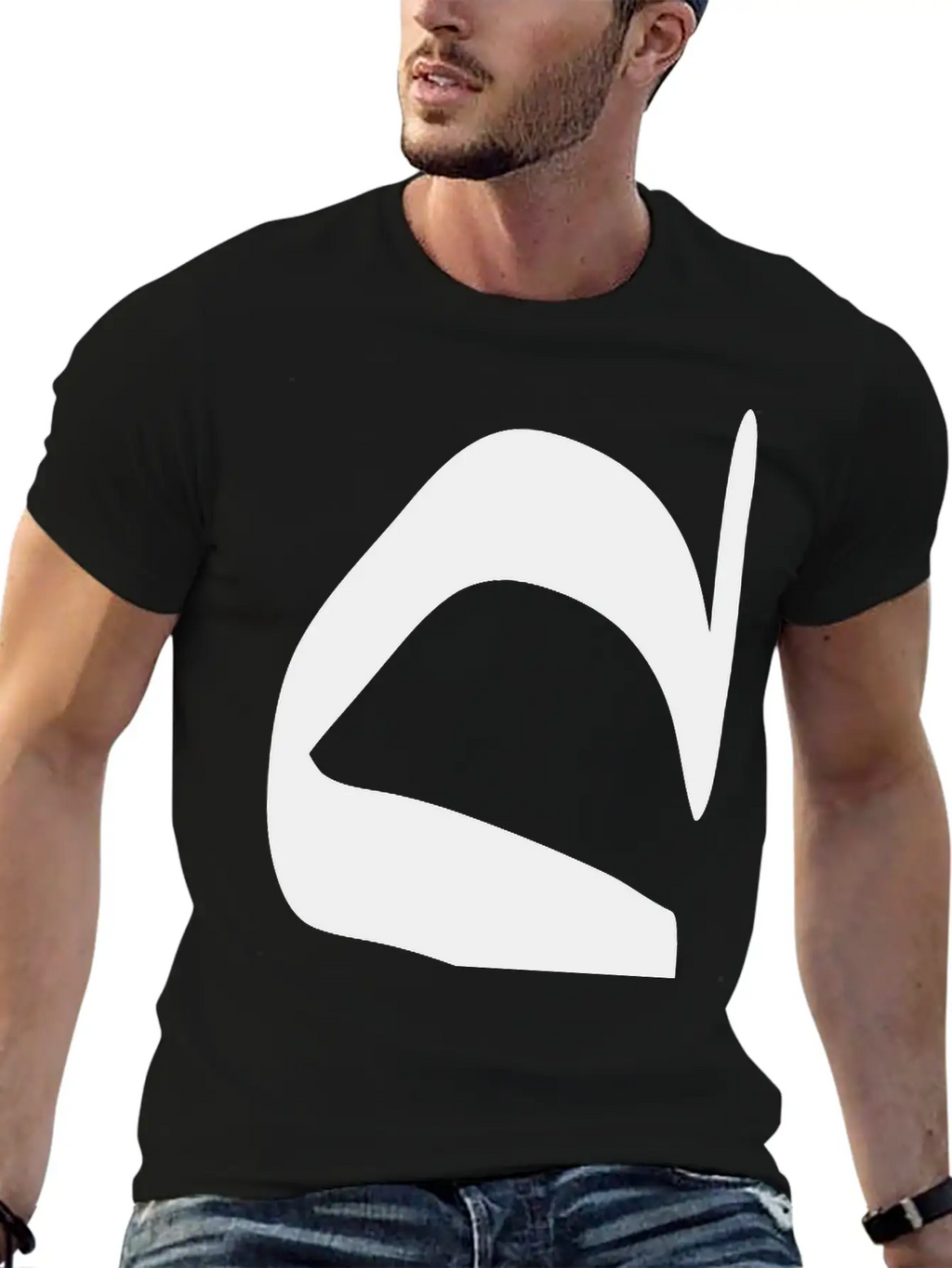 Letter C Unisex Short Sleeve Soft Cotton T-Shirt – Casual Everyday Wear