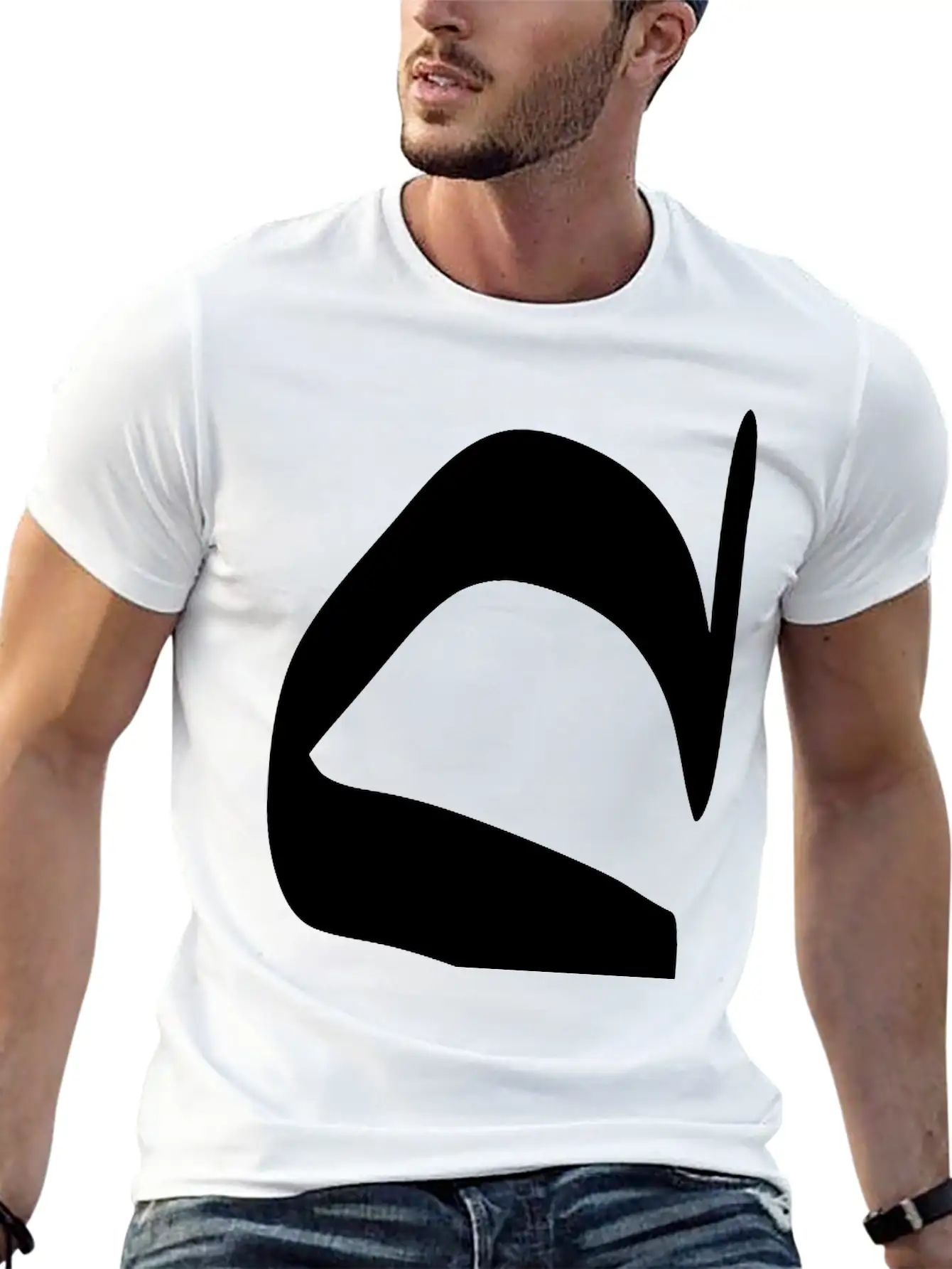 Letter C Unisex Short Sleeve Soft Cotton T-Shirt – Casual Everyday Wear