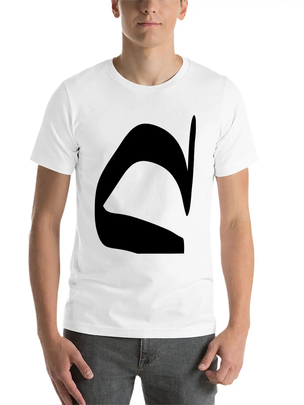 Letter C Unisex Short Sleeve Soft Cotton T-Shirt – Casual Everyday Wear