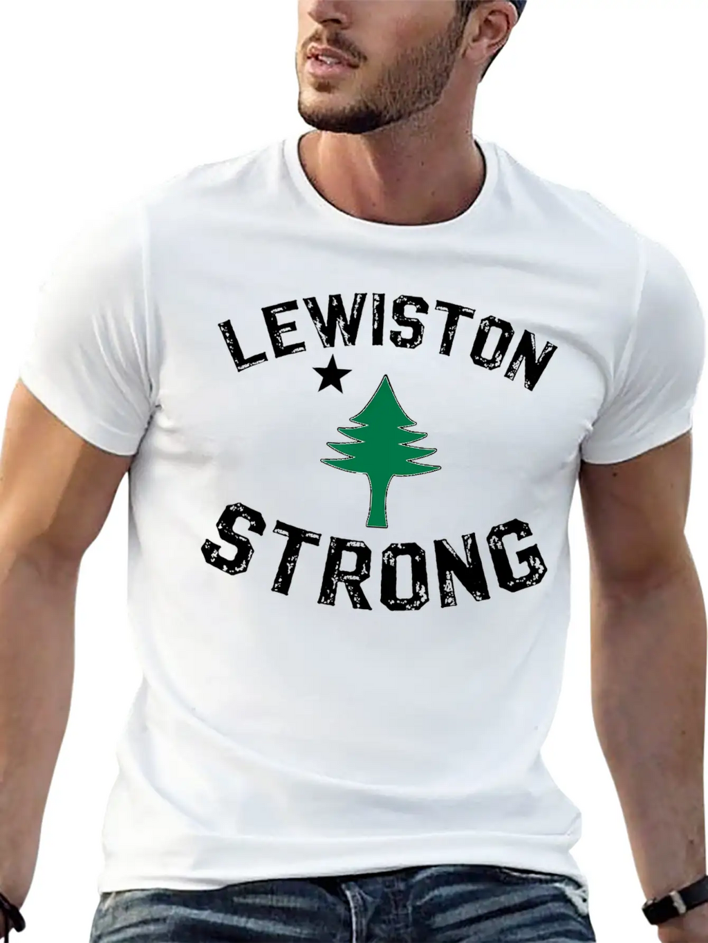 Lewiston Strong Stylish Everyday T-Shirt – Unisex Basic Cotton Tee