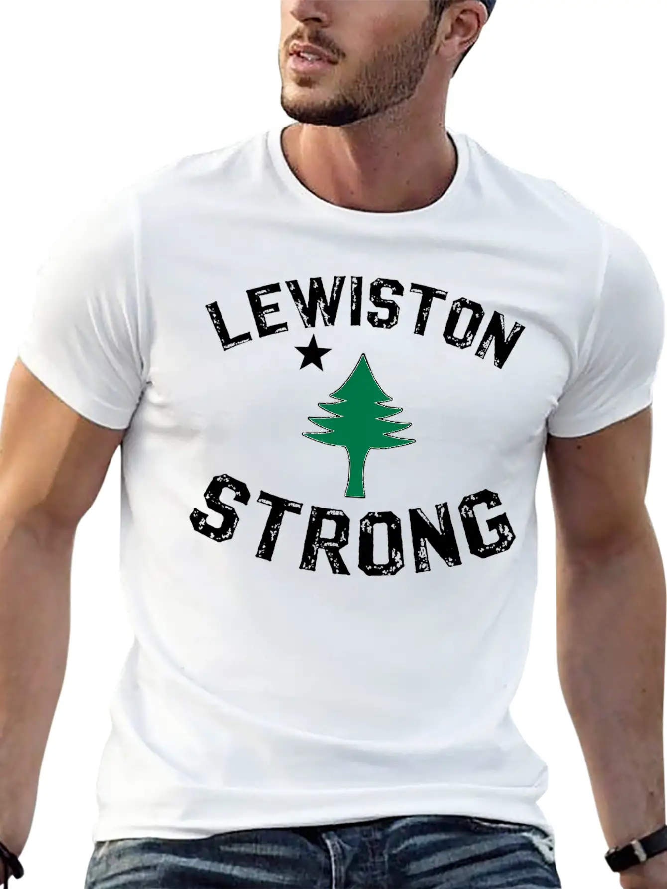 Lewiston Strong Stylish Everyday T-Shirt – Unisex Basic Cotton Tee