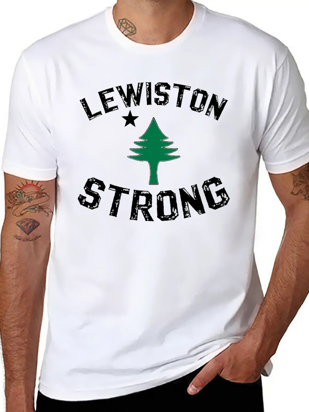 Lewiston Strong Stylish Everyday T-Shirt – Unisex Basic Cotton Tee