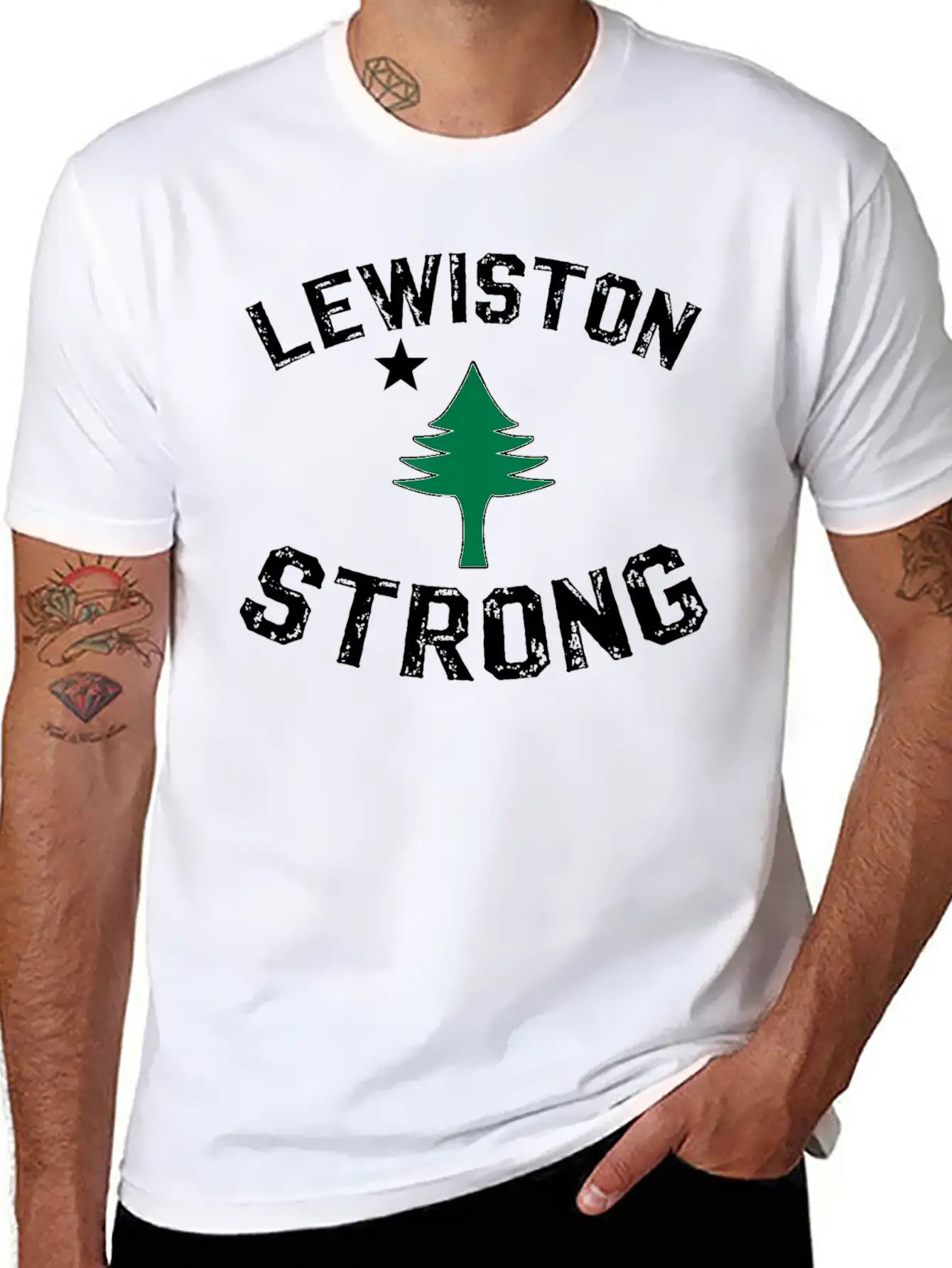 Lewiston Strong Stylish Everyday T-Shirt – Unisex Basic Cotton Tee