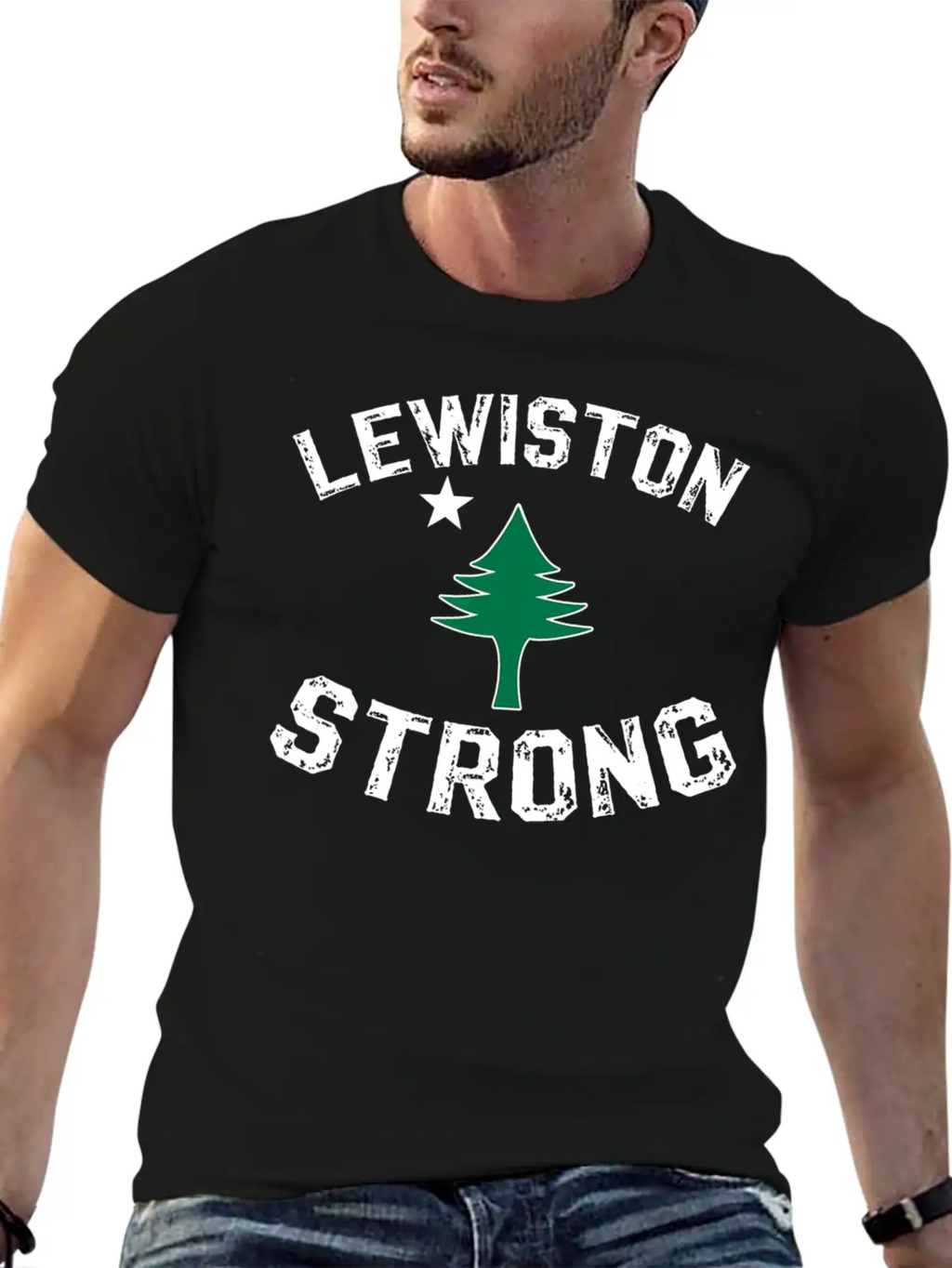Lewiston Strong Stylish Everyday T-Shirt – Unisex Basic Cotton Tee