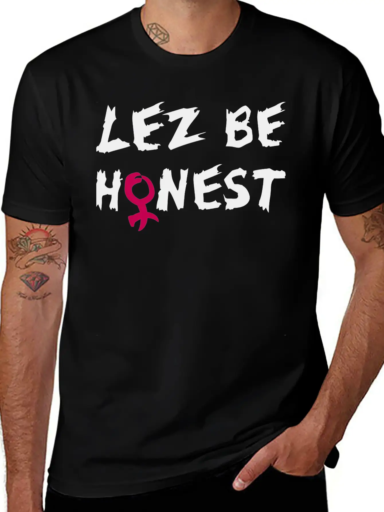 Lez Be Honest Unisex Casual T-Shirt – Clean Design For Daily Comfort