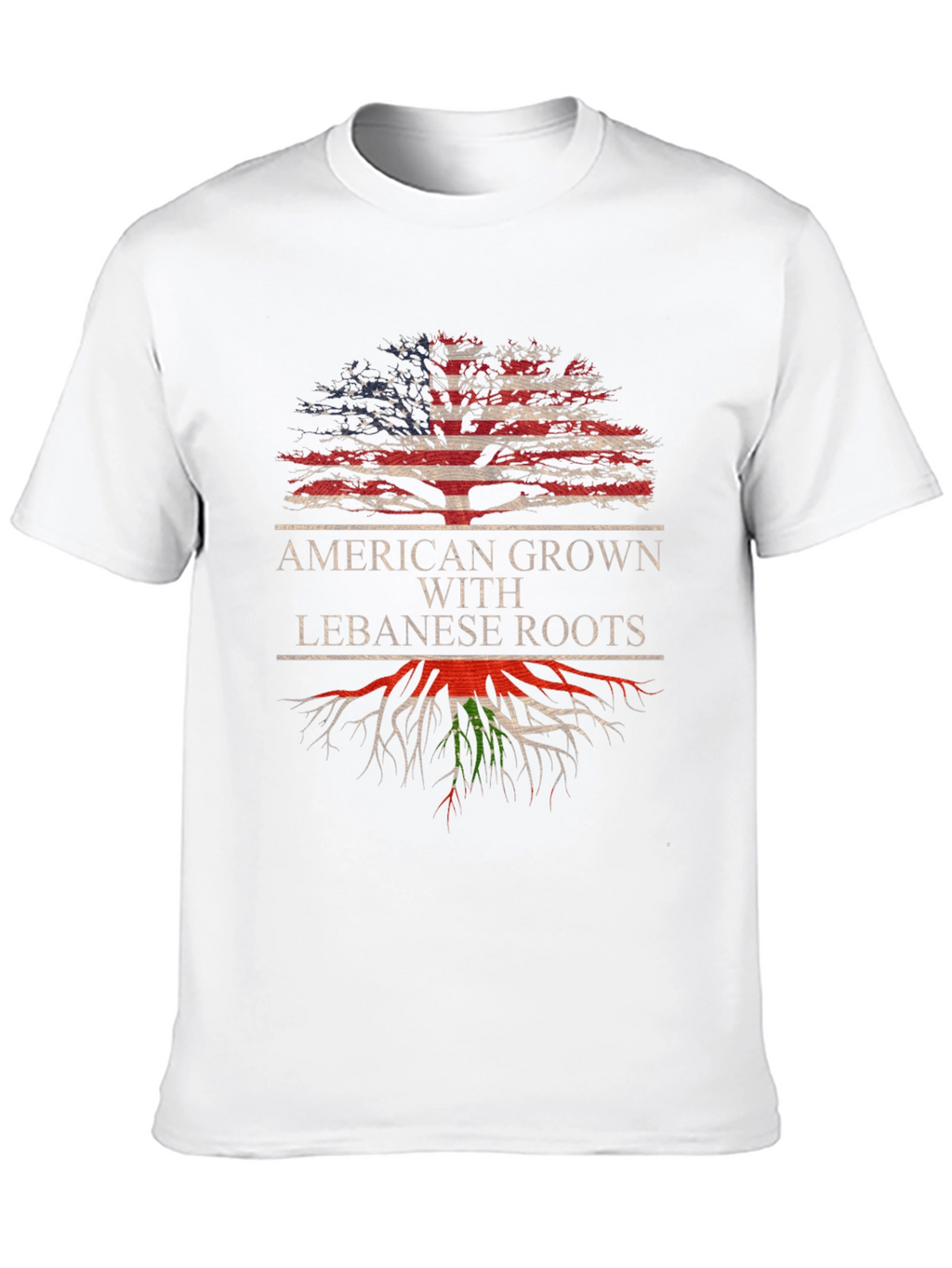 American Grown Lebanese Roots Graphic Tee