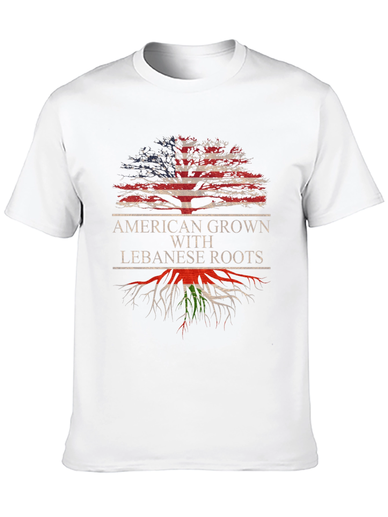 American Grown Lebanese Roots Graphic Tee