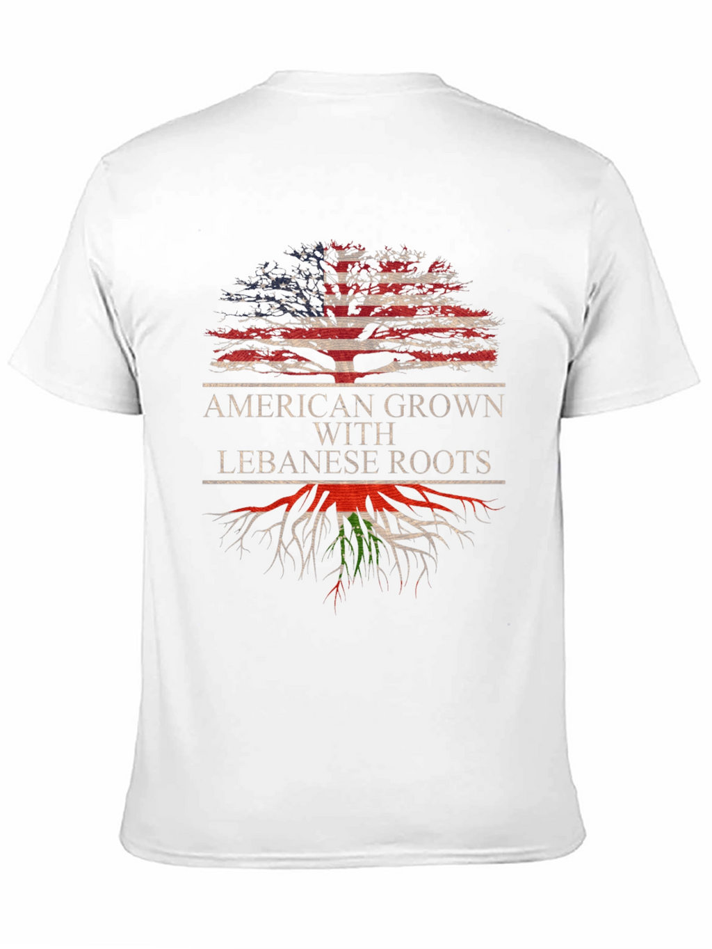 American Grown Lebanese Roots Graphic Tee