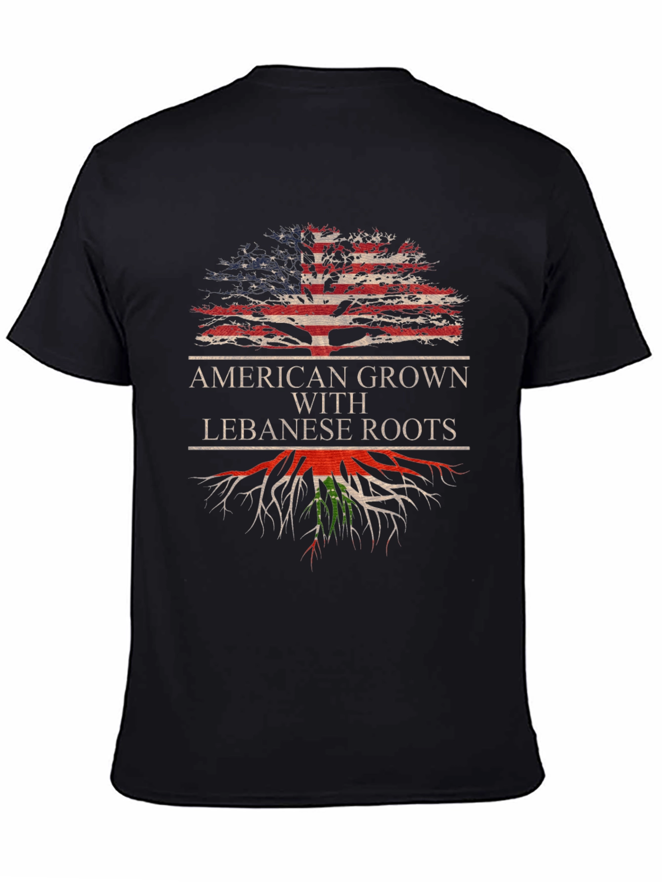 American Grown Lebanese Roots Graphic Tee