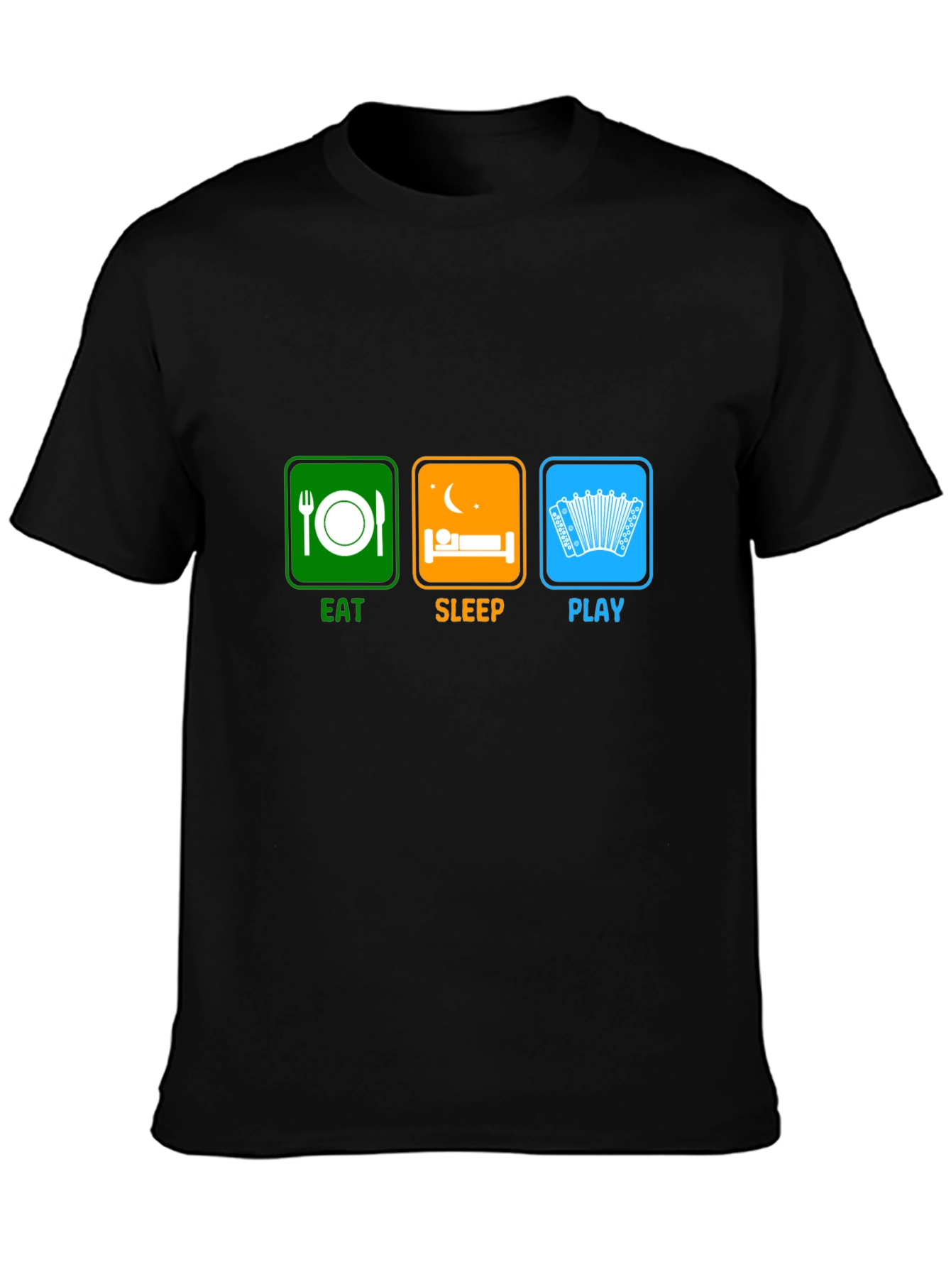 Eat Sleep Play Accordion T-Shirt - Musician Gift