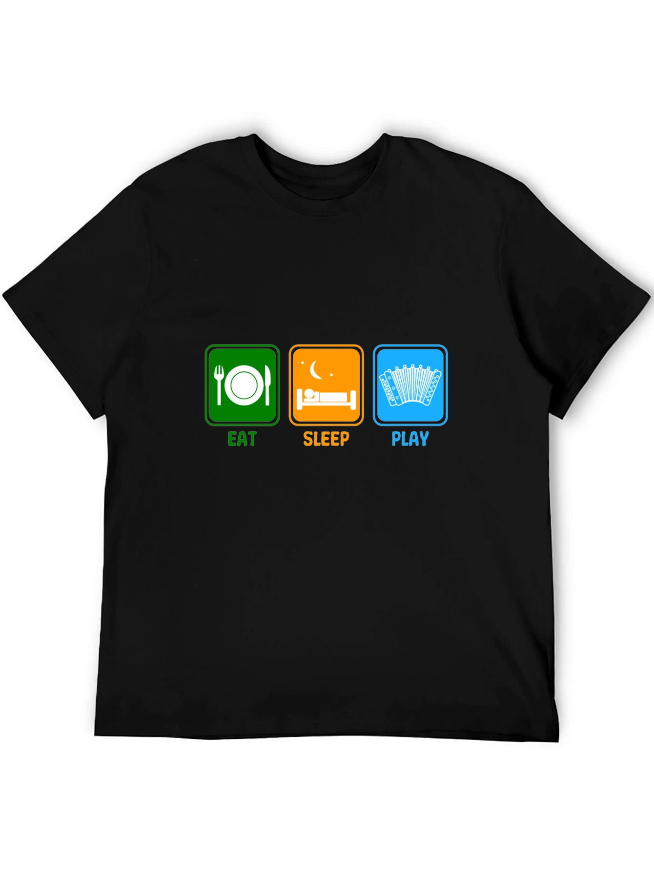 Eat Sleep Play Accordion T-Shirt - Musician Gift