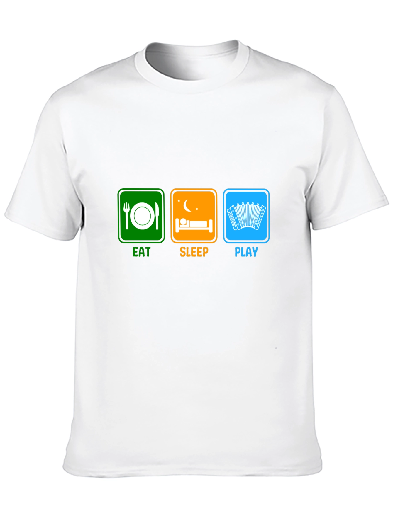 Eat Sleep Play Accordion T-Shirt - Musician Gift