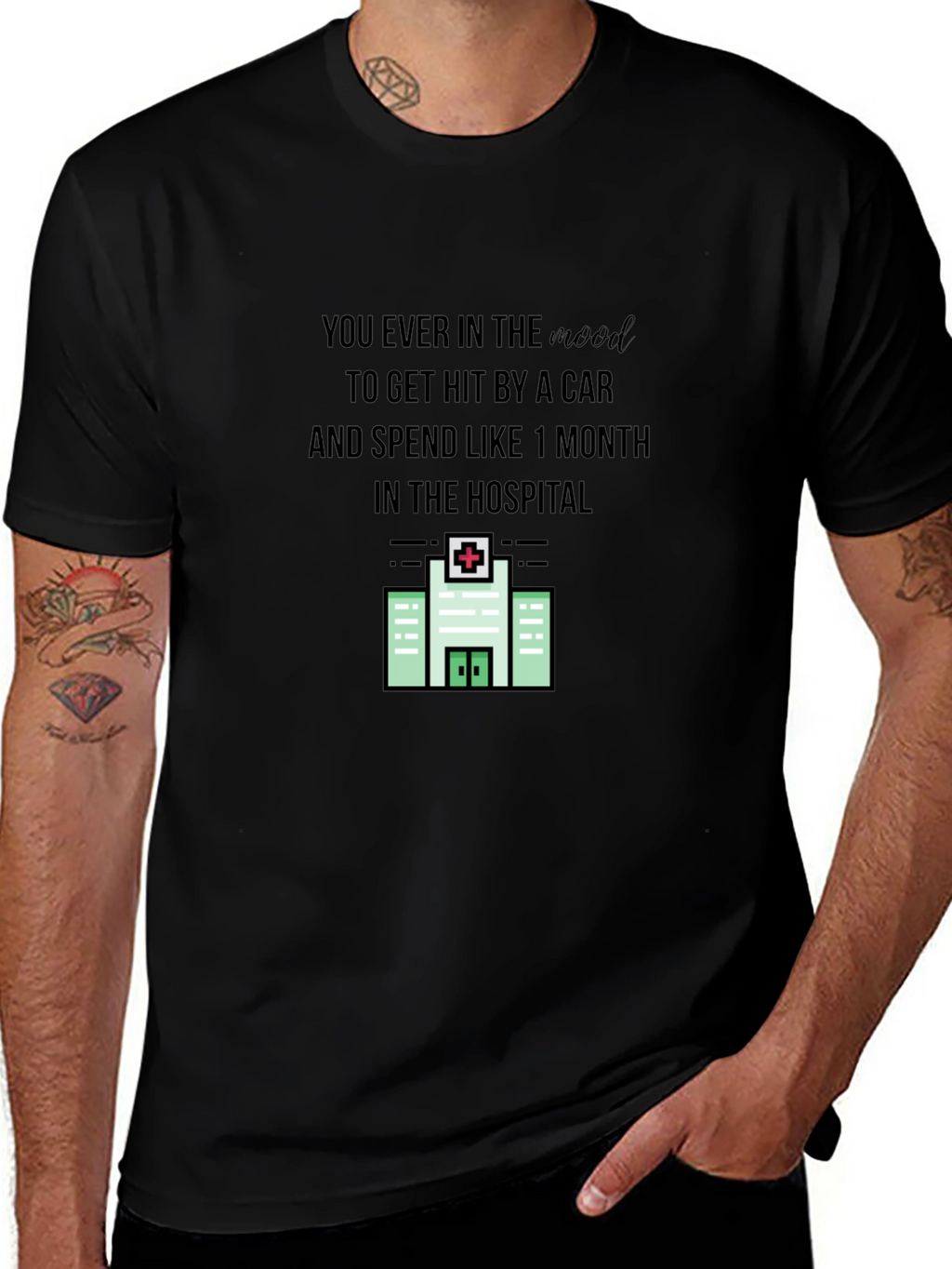 Hit By a Car Hospital Stay T-Shirt