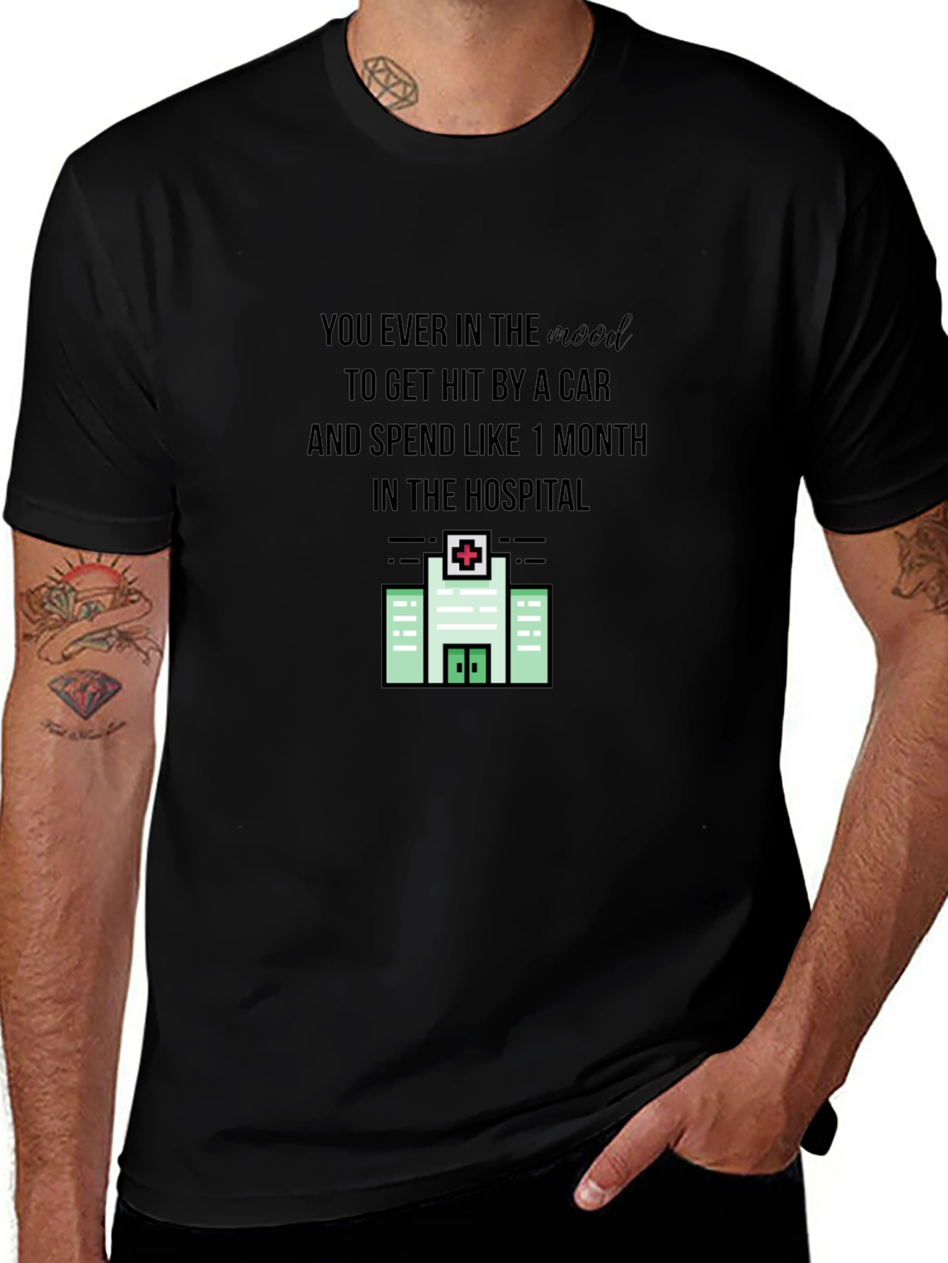 Hit By a Car Hospital Stay T-Shirt