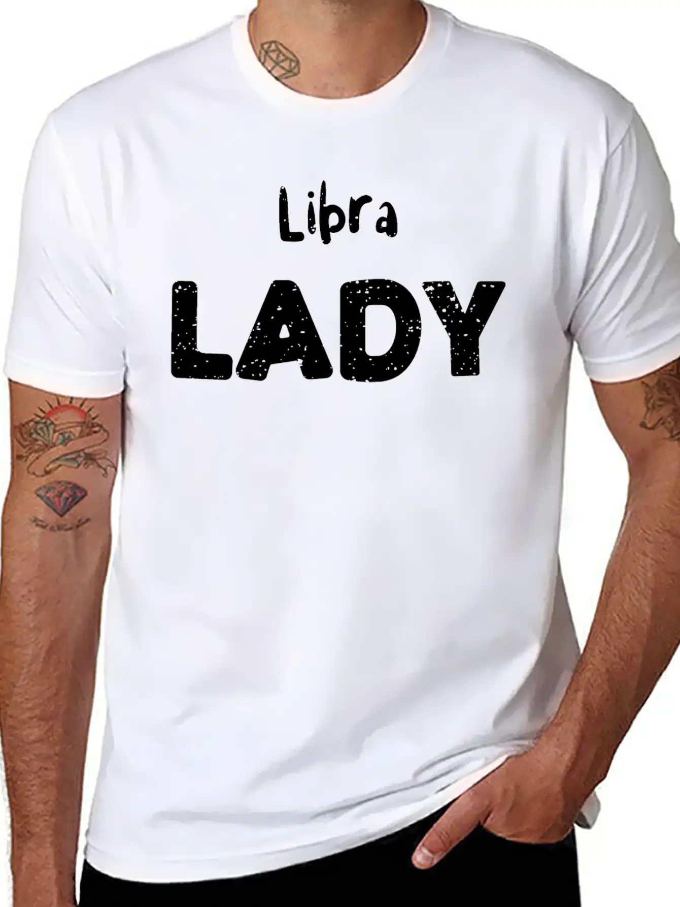 Libra Lady - Astrology Unisex Casual T-Shirt – Clean Design For Daily Comfort