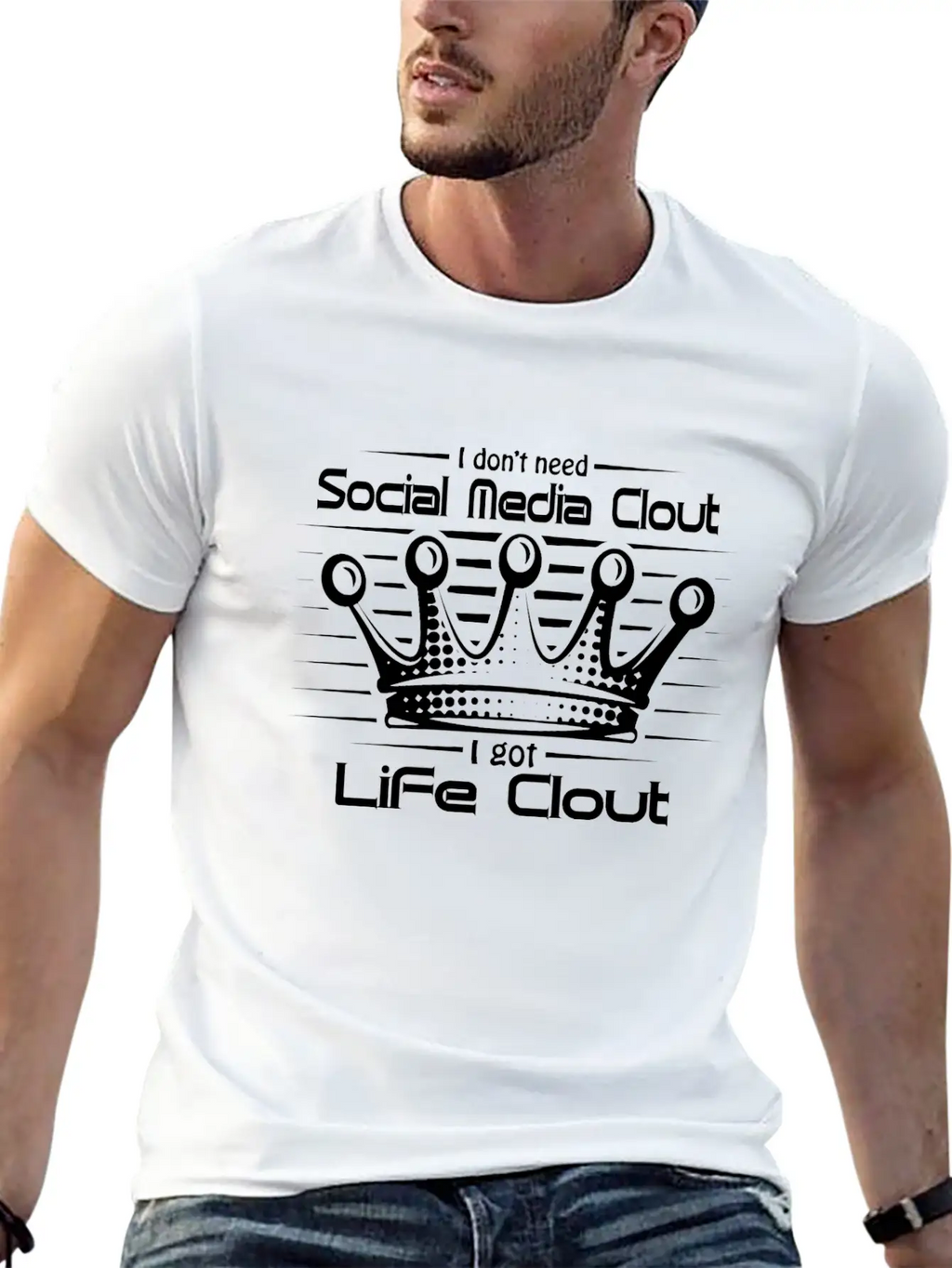 Life Clout Stylish Everyday T-Shirt – Unisex Basic Cotton Tee