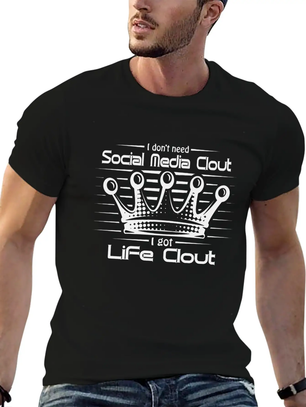 Life Clout Stylish Everyday T-Shirt – Unisex Basic Cotton Tee