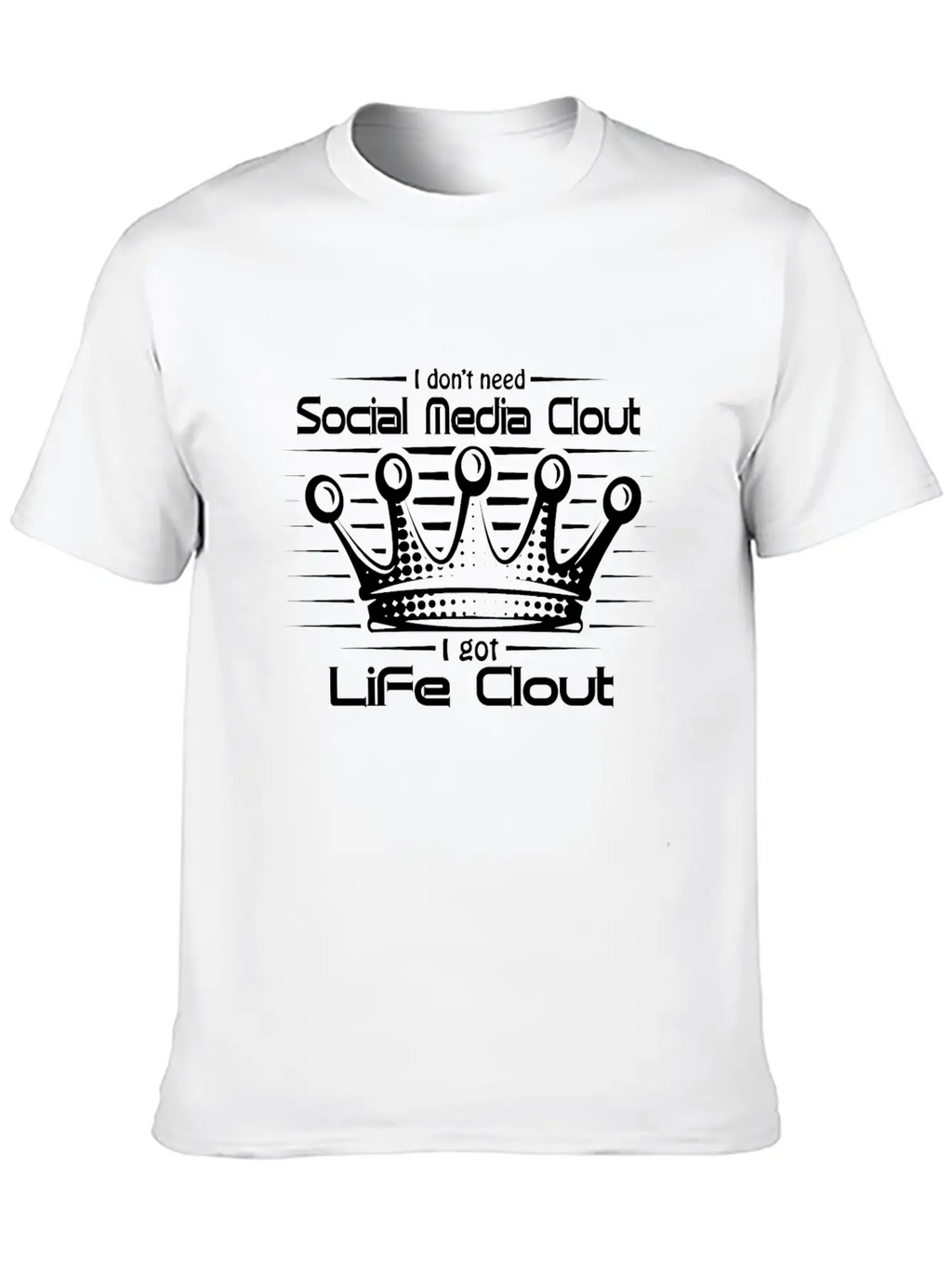 Life Clout Stylish Everyday T-Shirt – Unisex Basic Cotton Tee