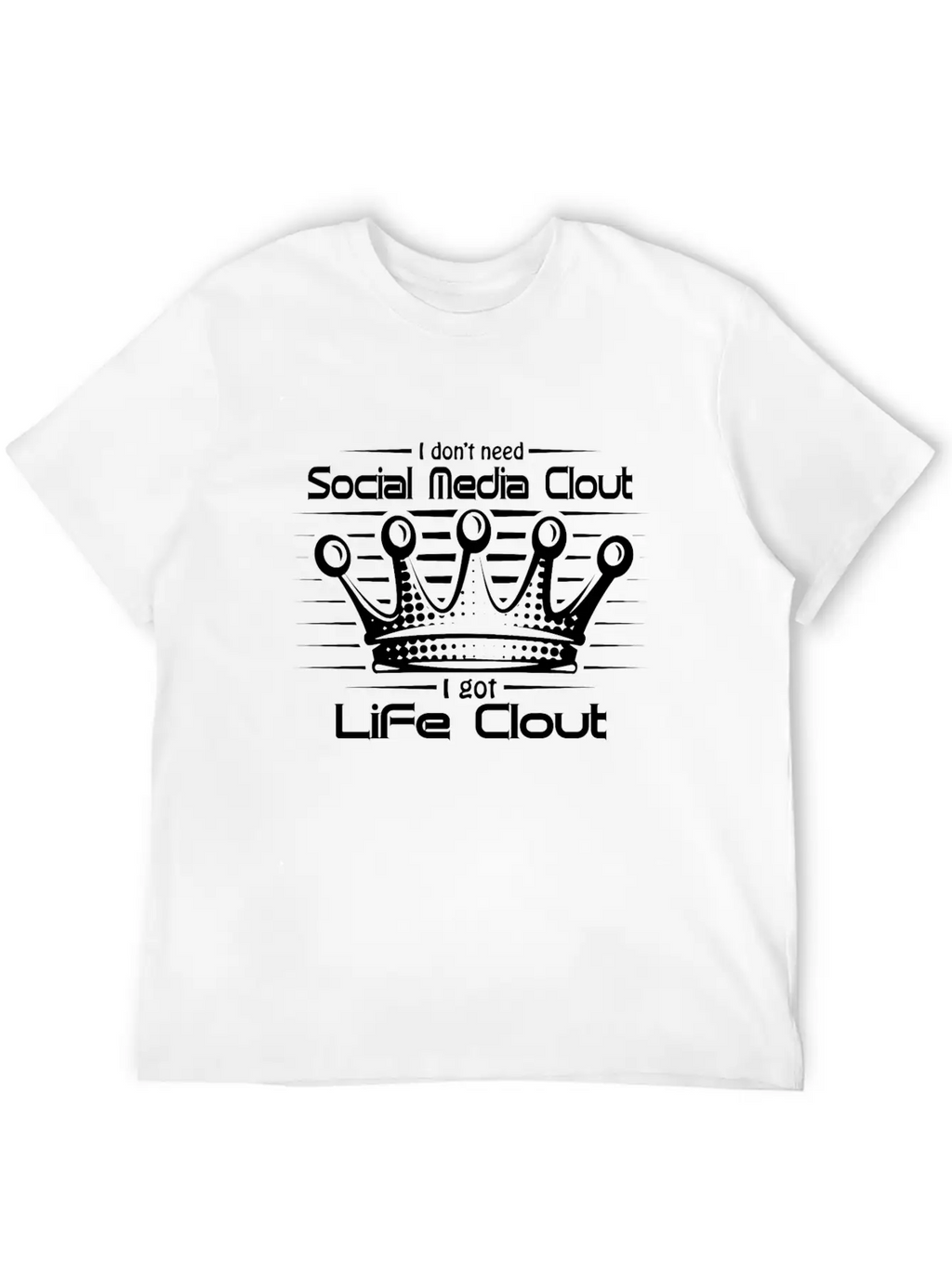 Life Clout Stylish Everyday T-Shirt – Unisex Basic Cotton Tee