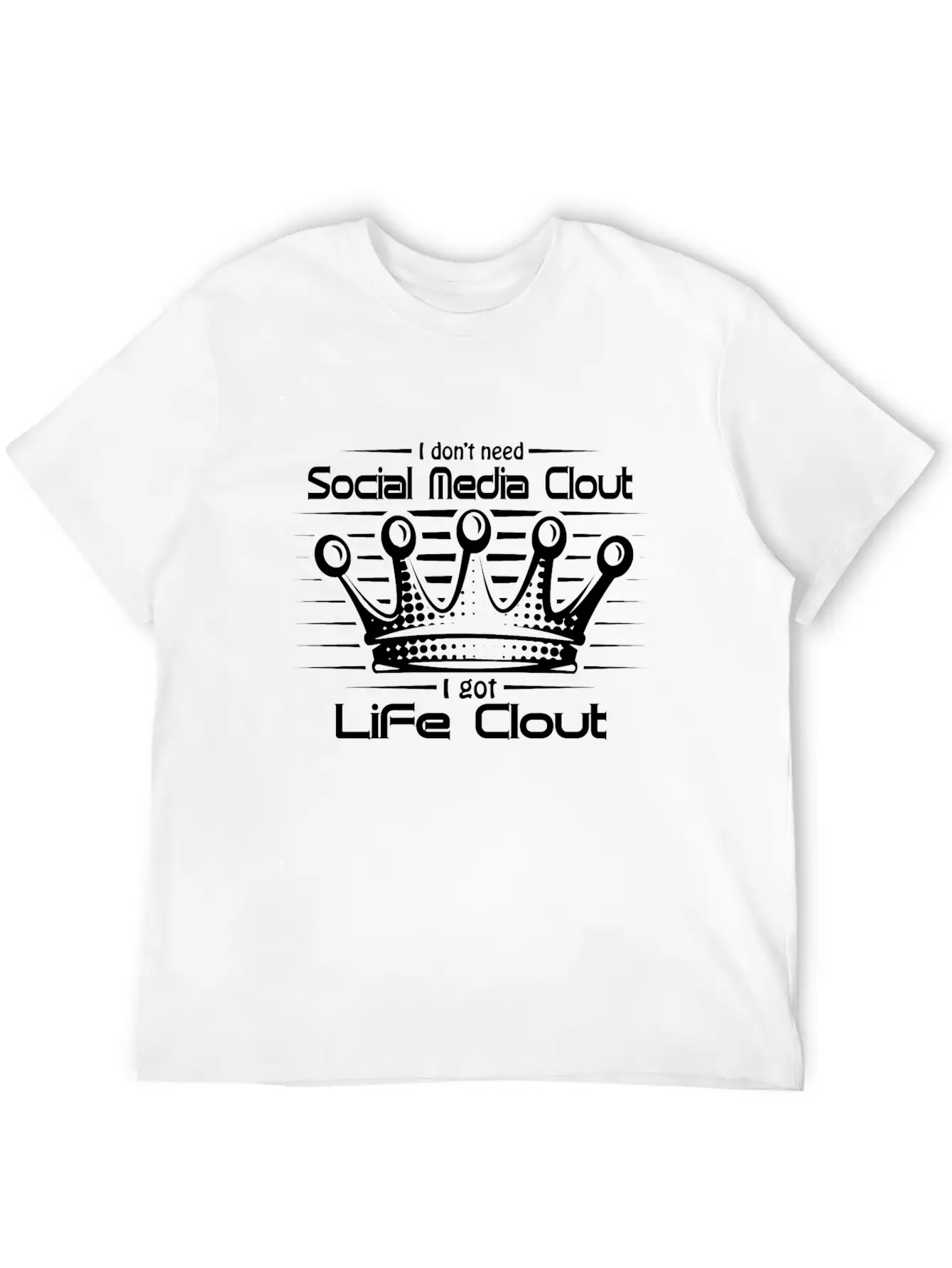 Life Clout Stylish Everyday T-Shirt – Unisex Basic Cotton Tee
