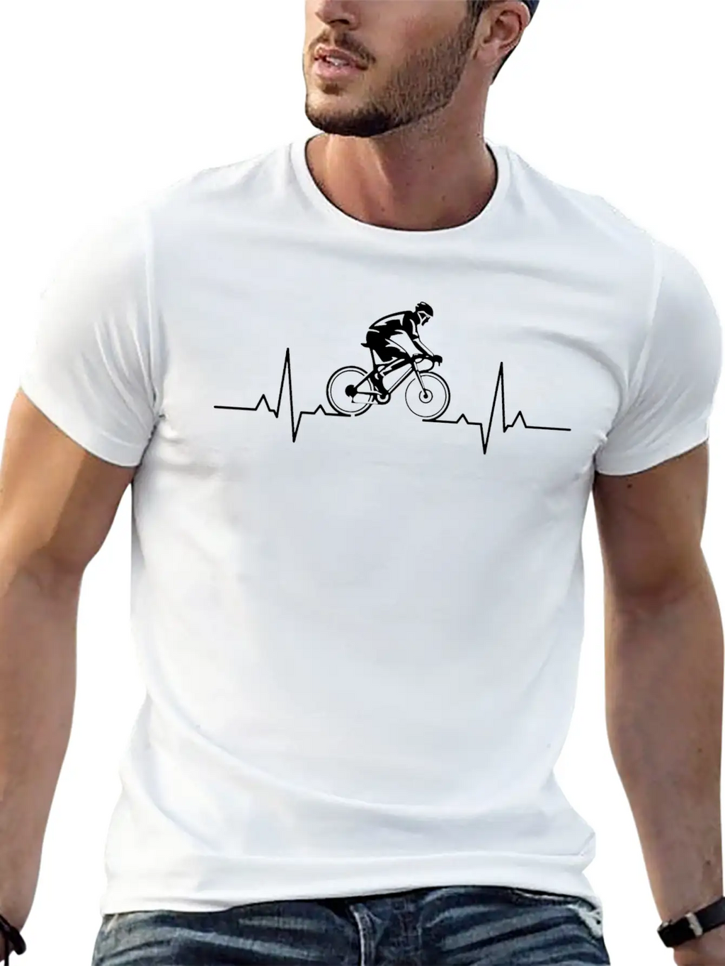 Life For Cycling Breathable Soft Cotton T-Shirt – Timeless Casual Look