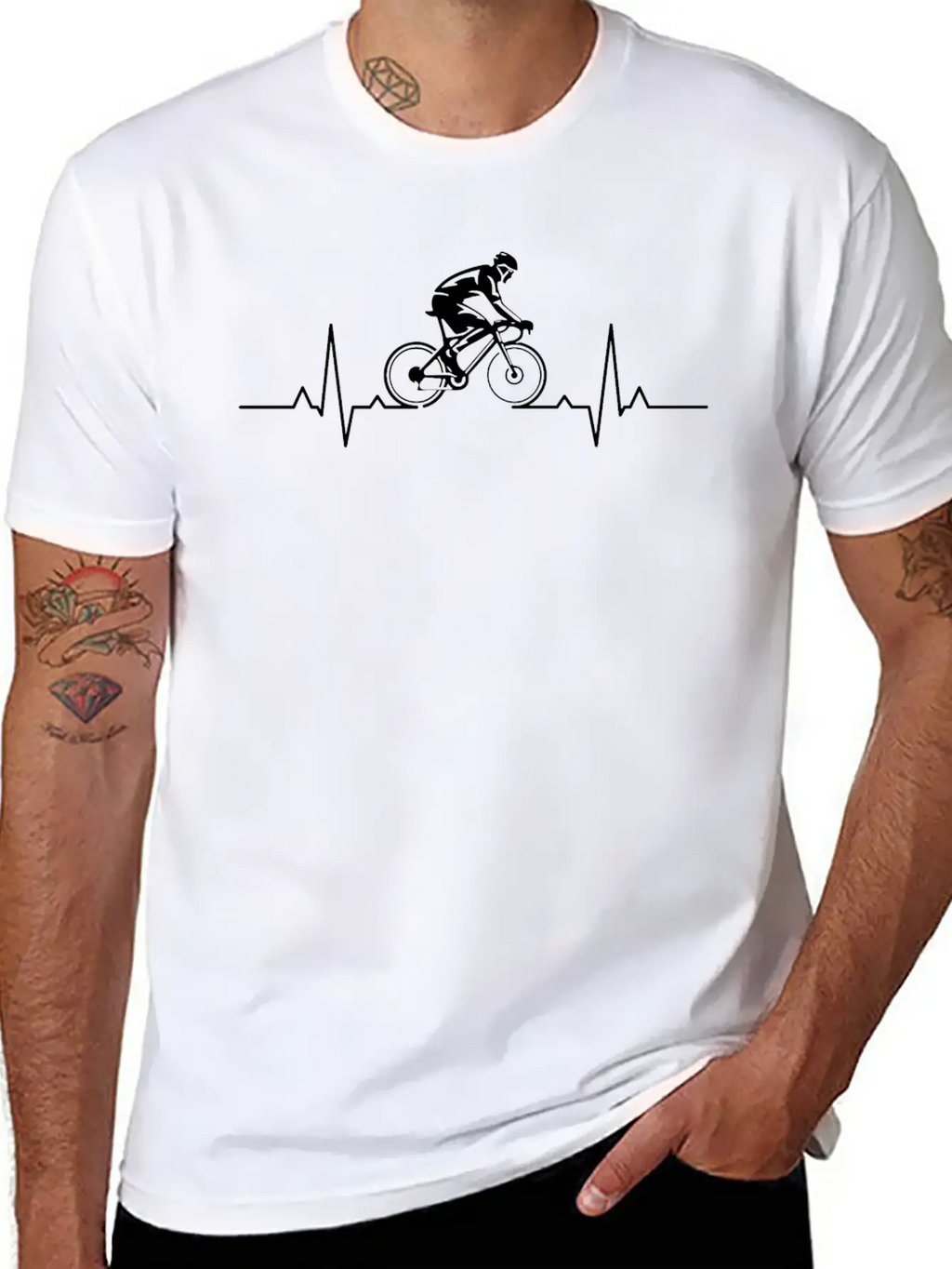 Life For Cycling Breathable Soft Cotton T-Shirt – Timeless Casual Look