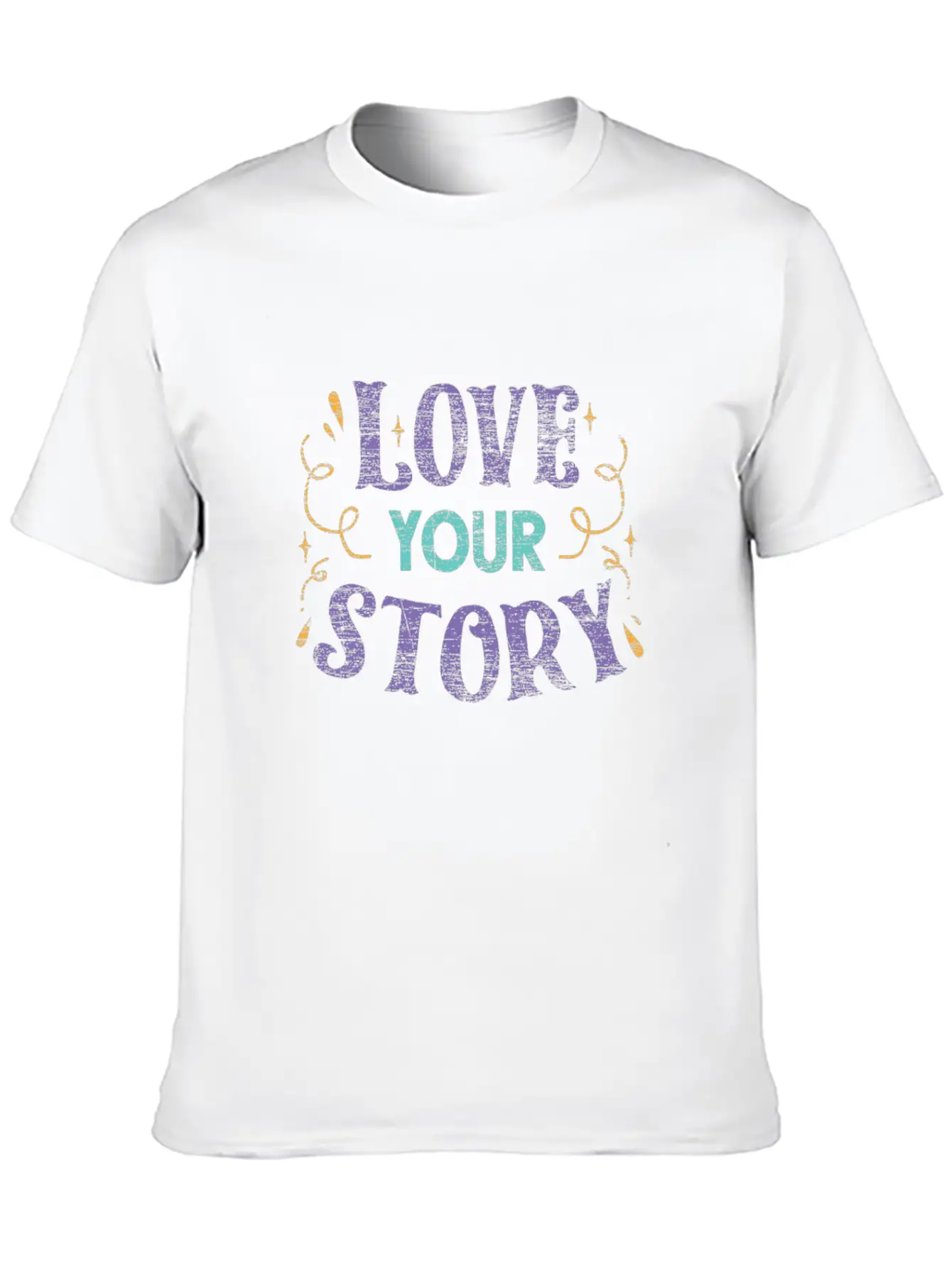Life Happiness Love Casual Graphic T-Shirt – Simple And Comfortable Daily Wear