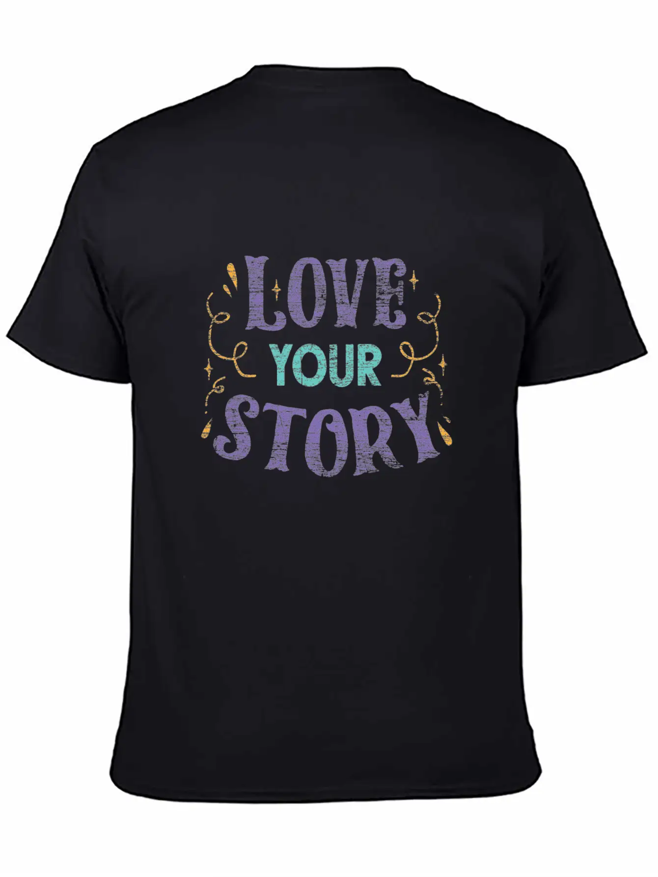 Life Happiness Love Casual Graphic T-Shirt – Simple And Comfortable Daily Wear