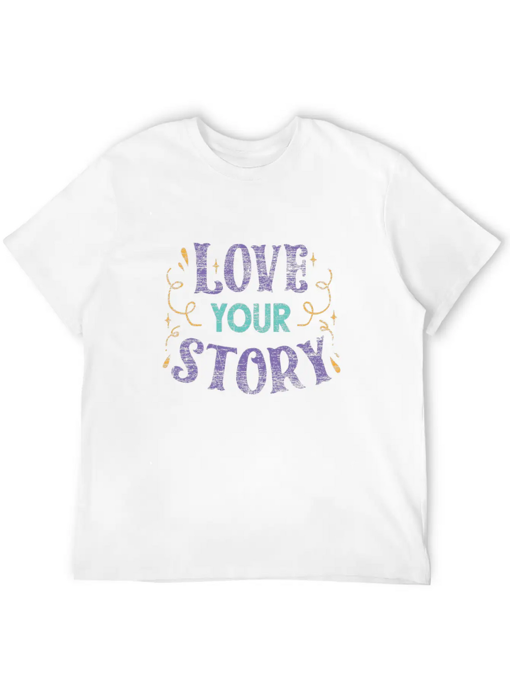 Life Happiness Love Casual Graphic T-Shirt – Simple And Comfortable Daily Wear