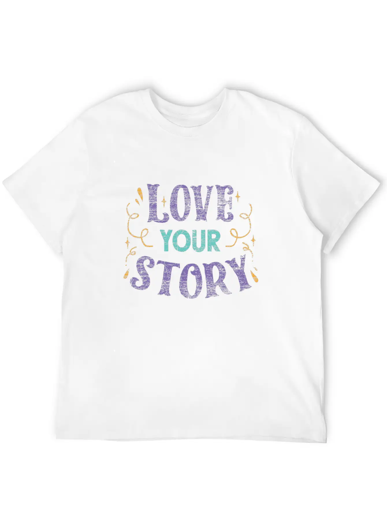 Life Happiness Love Casual Graphic T-Shirt – Simple And Comfortable Daily Wear