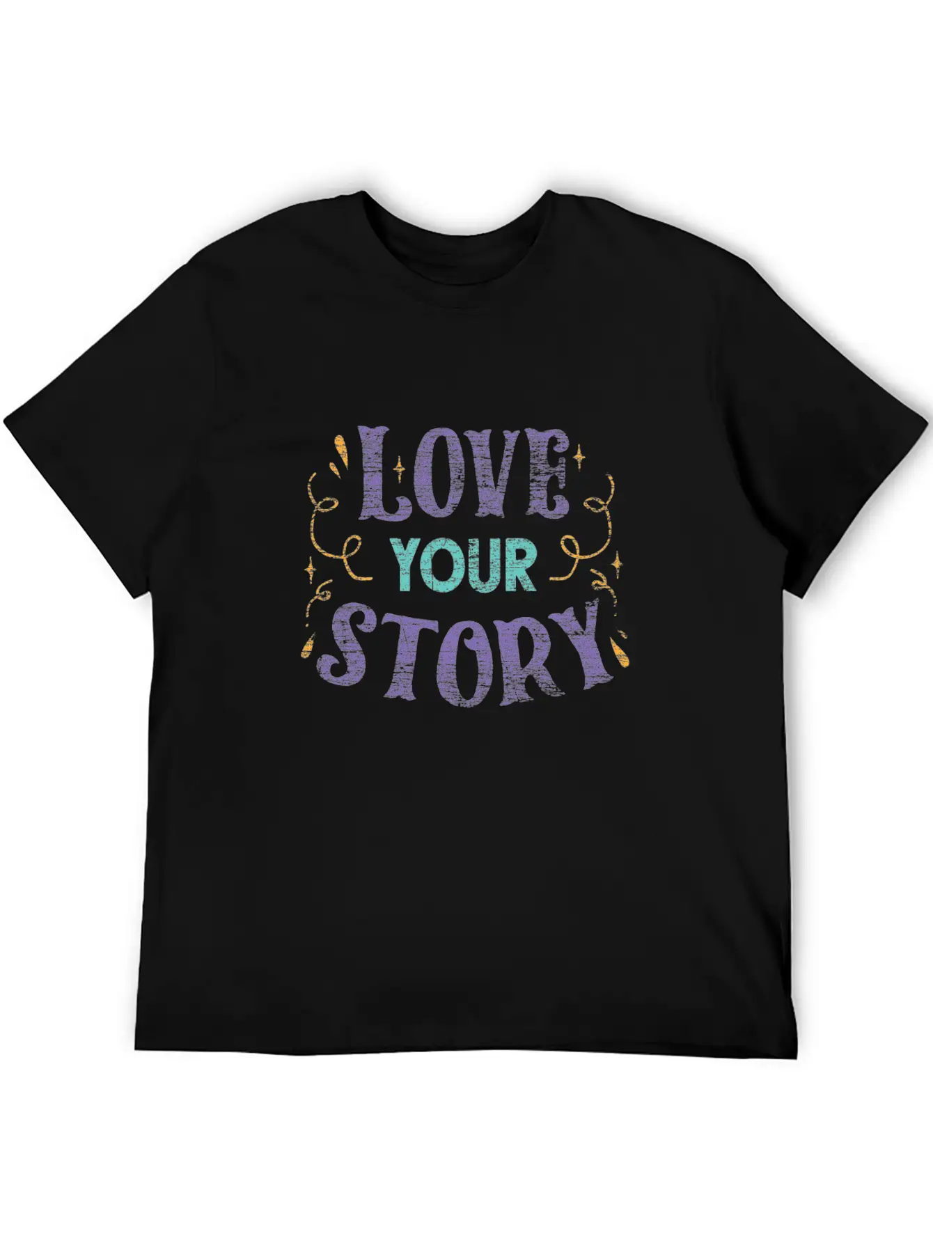 Life Happiness Love Casual Graphic T-Shirt – Simple And Comfortable Daily Wear