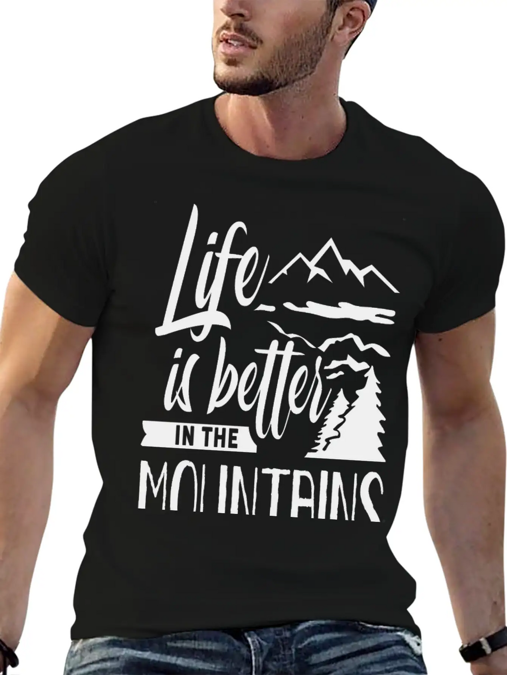 Life Is Better In The Mountains Hike Mountain Unisex Casual T-Shirt – Clean Design For Daily Comfort