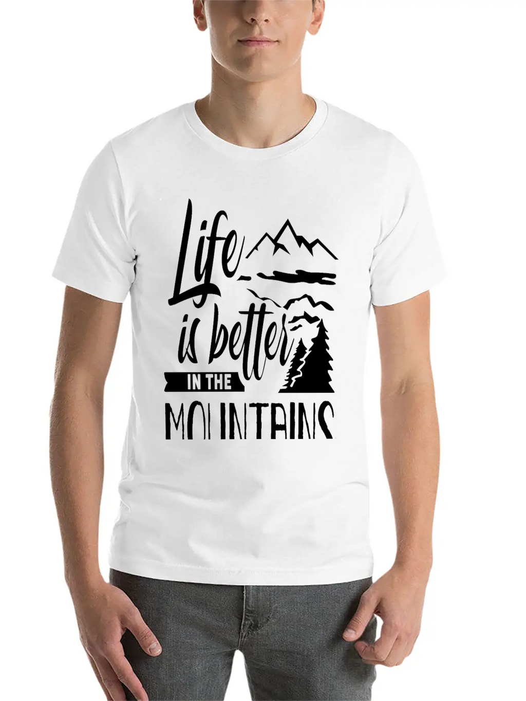 Life Is Better In The Mountains Hike Mountain Unisex Casual T-Shirt – Clean Design For Daily Comfort