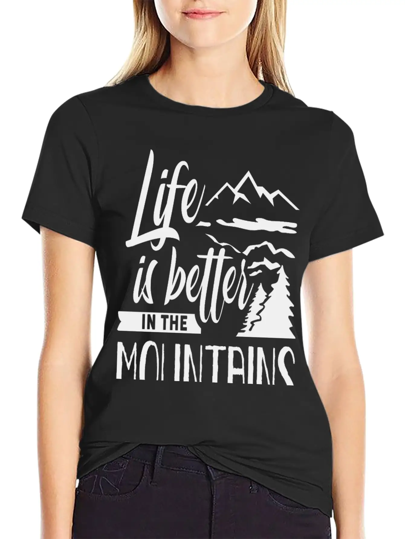 Life Is Better In The Mountains Hike Mountain Unisex Casual T-Shirt – Clean Design For Daily Comfort